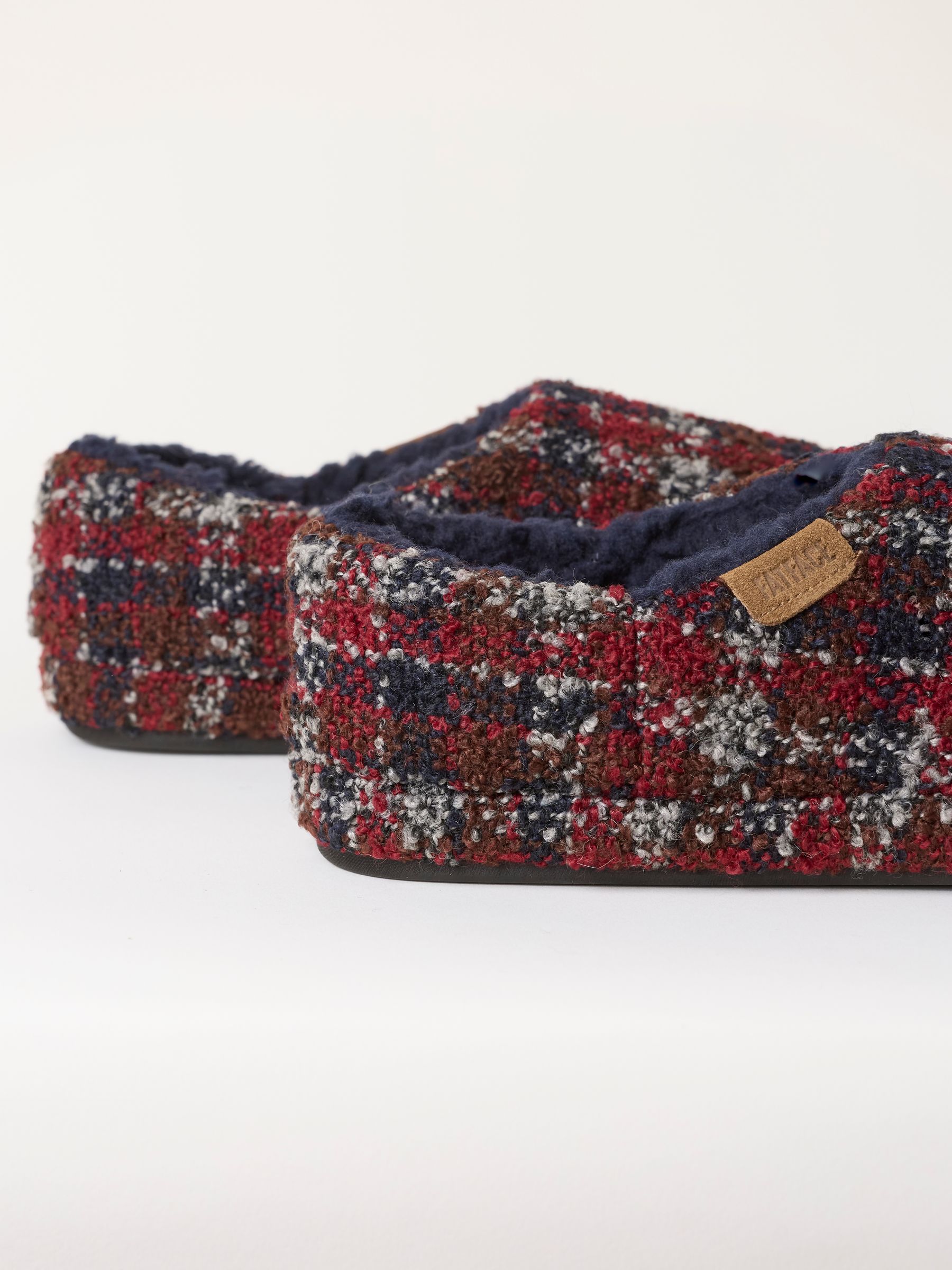 Arthur Red Checkered Mule Slipper - Image 3 of 3
