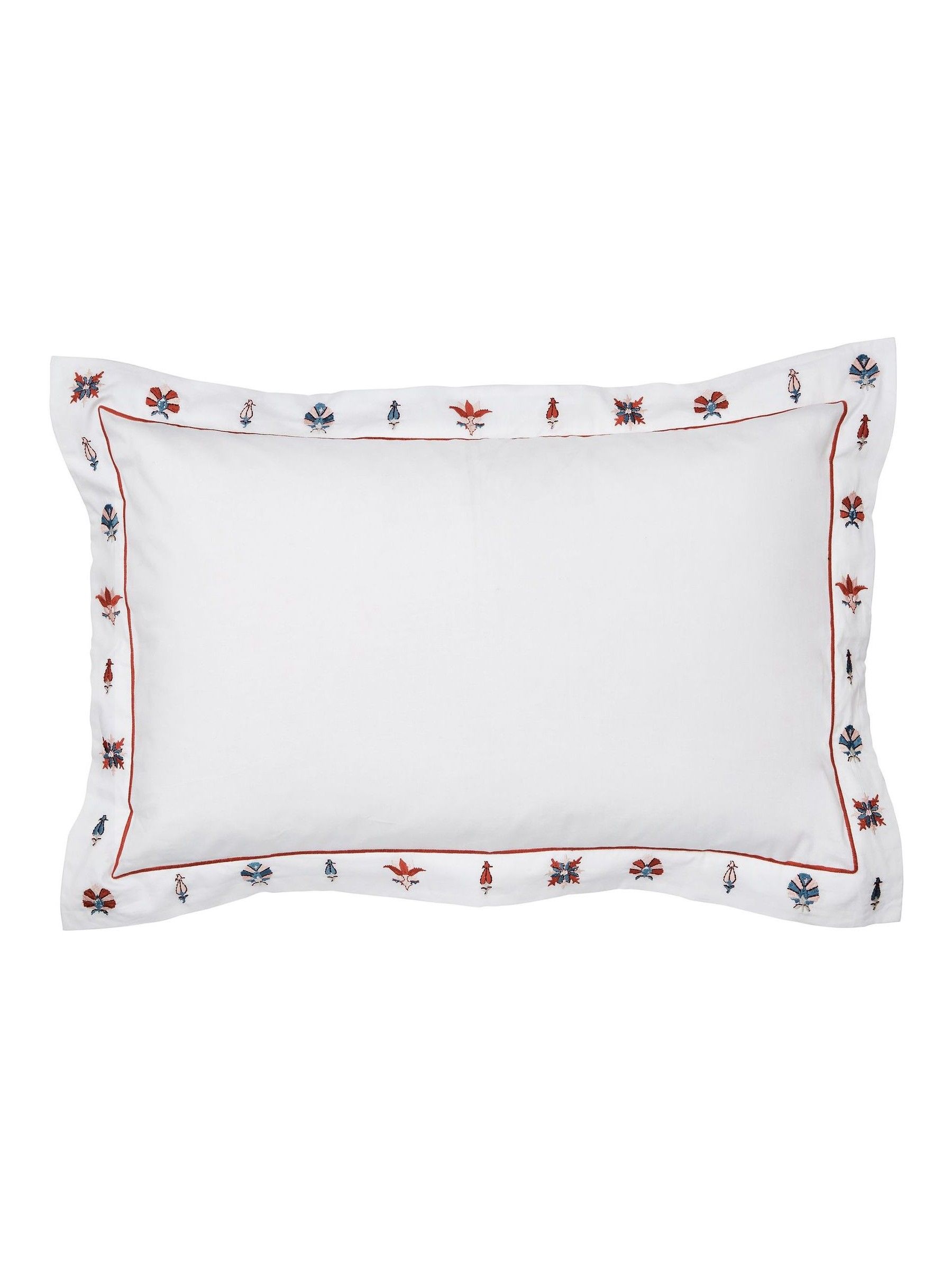 Multi Siesta To Fiesta Embroidered 180 Thread Count 100% Cotton Pillowcase Pair - Image 5 of 5 Multi Siesta To Fiesta Embroidered 180 Thread Count 100% Cotton Pillowcase Pair - Image 5 of 5