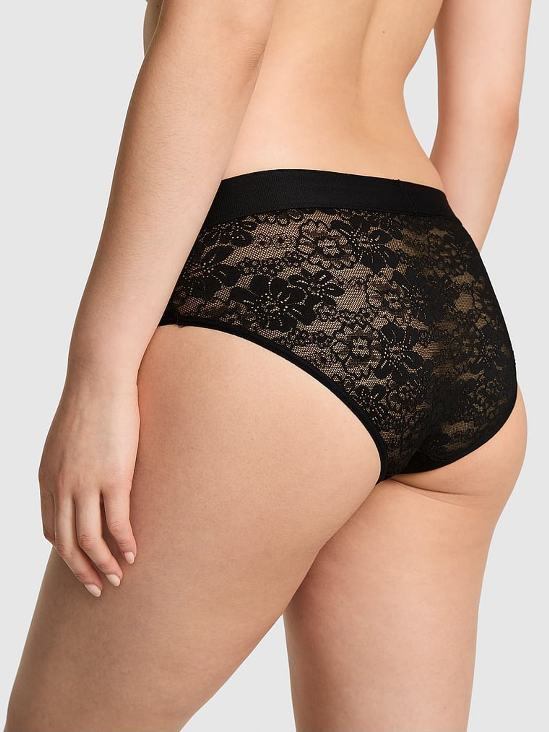 Black Hipster Lace Knickers - Image 2 of 2