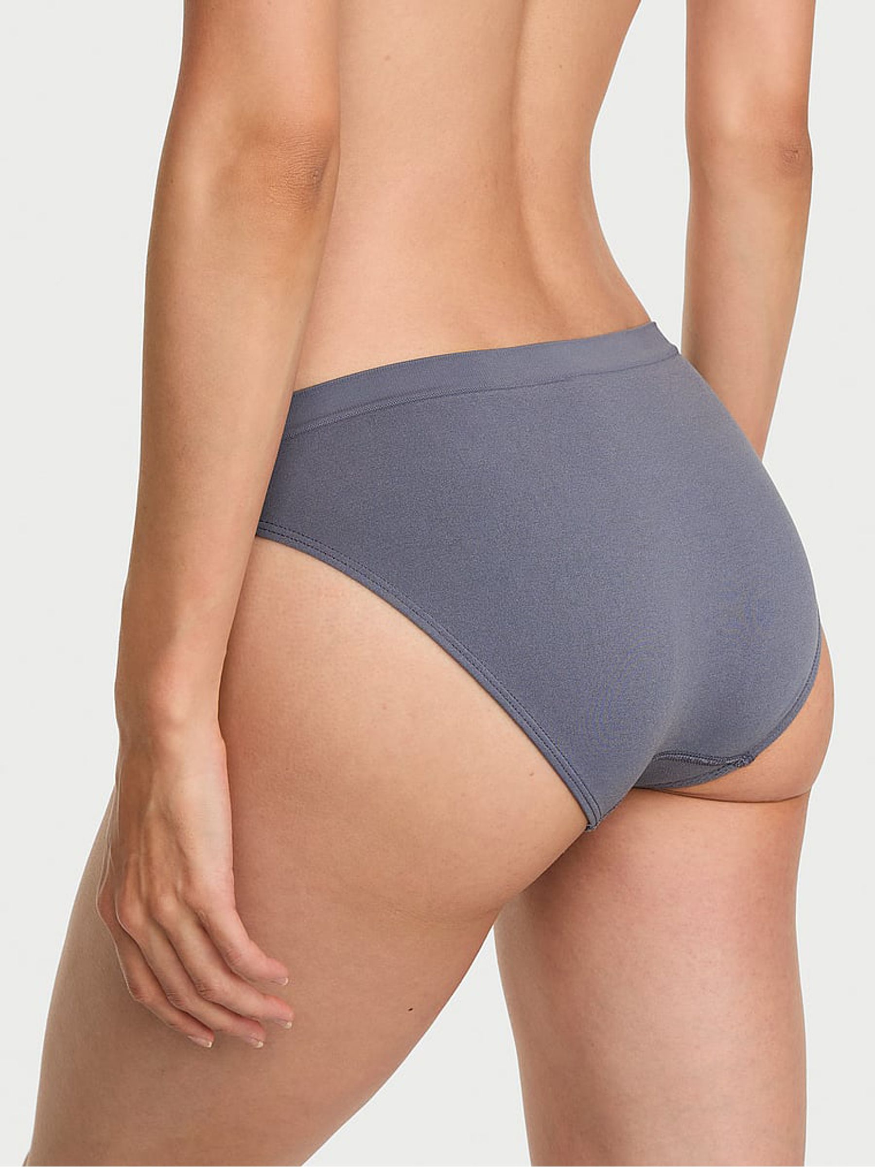 Grey Pearl Bikini Knickers - Image 2 of 2