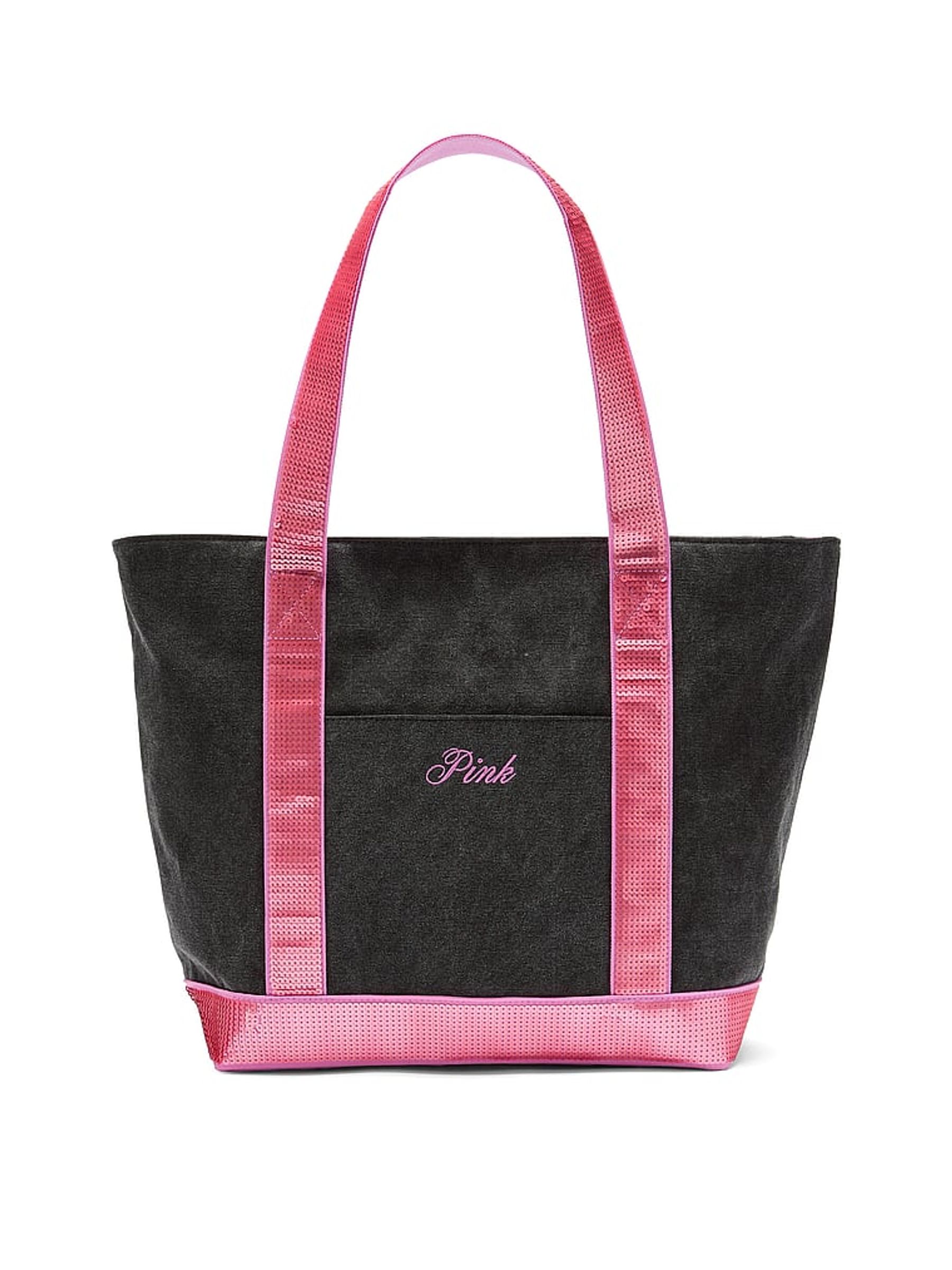 Black Sequin Tote Bag - Image 1 of 3