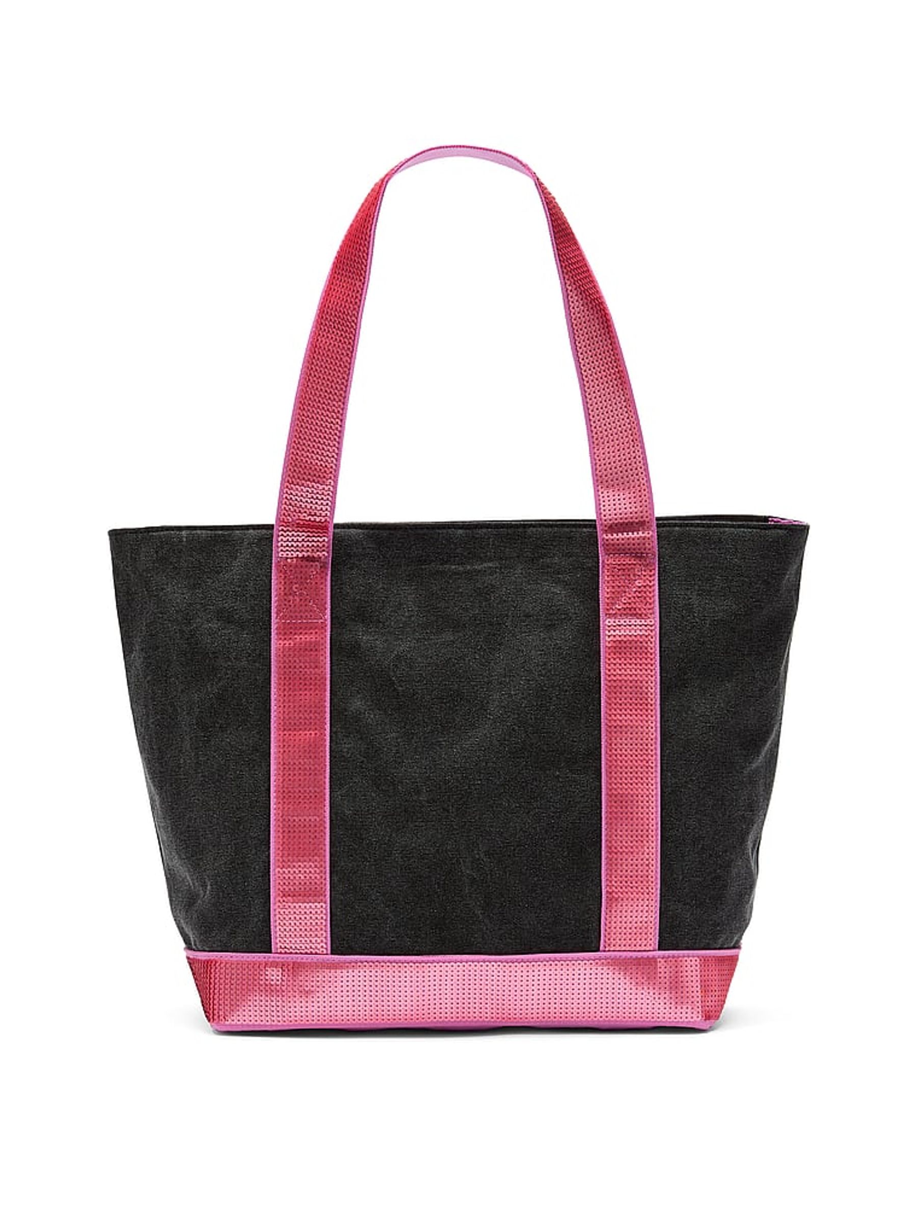 Black Sequin Tote Bag - Image 2 of 3