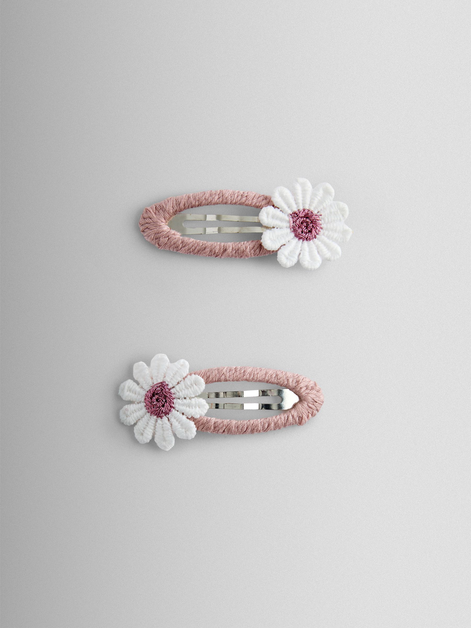 Light Pink 2-Pack Daisy Clip - Image 1 of 4