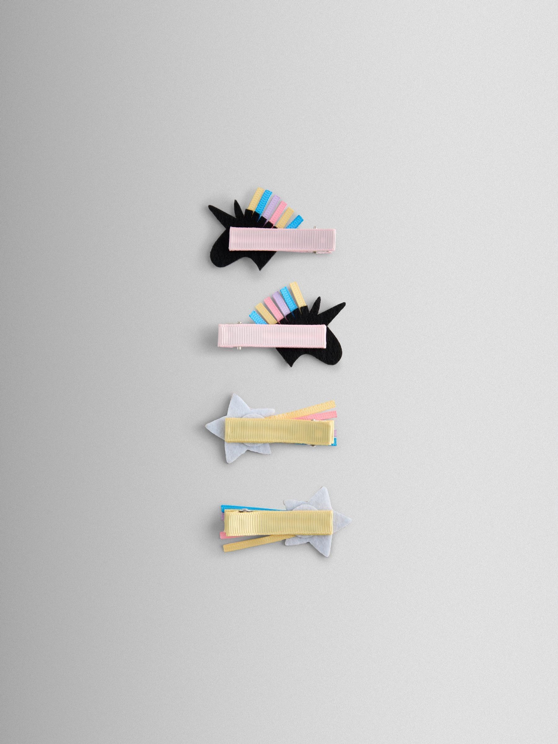 Pink Unicorn 4-Pack Unicorn Clips - Image 3 of 4