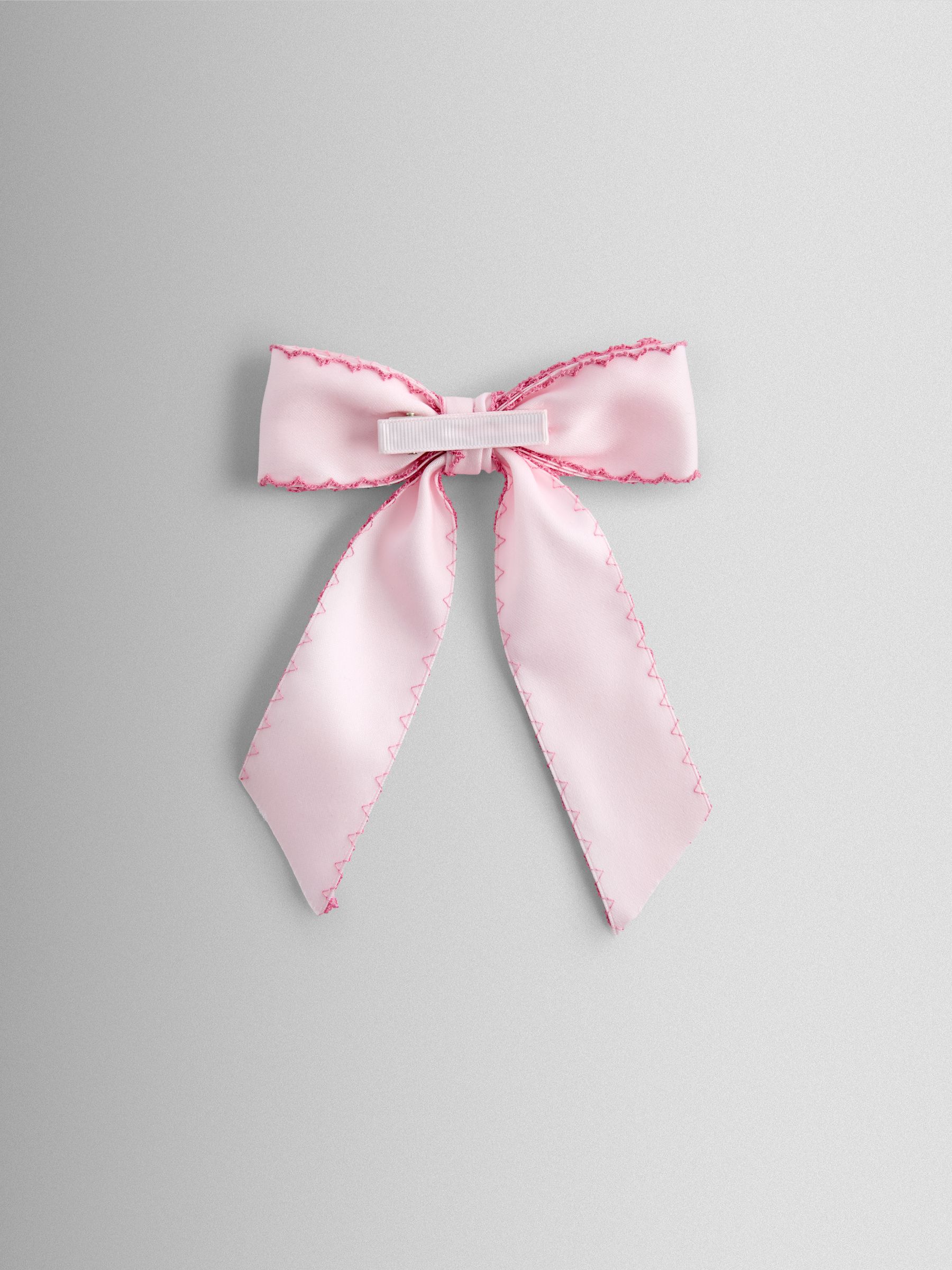 Bright Pink Large Bow Clip - Image 3 of 4
