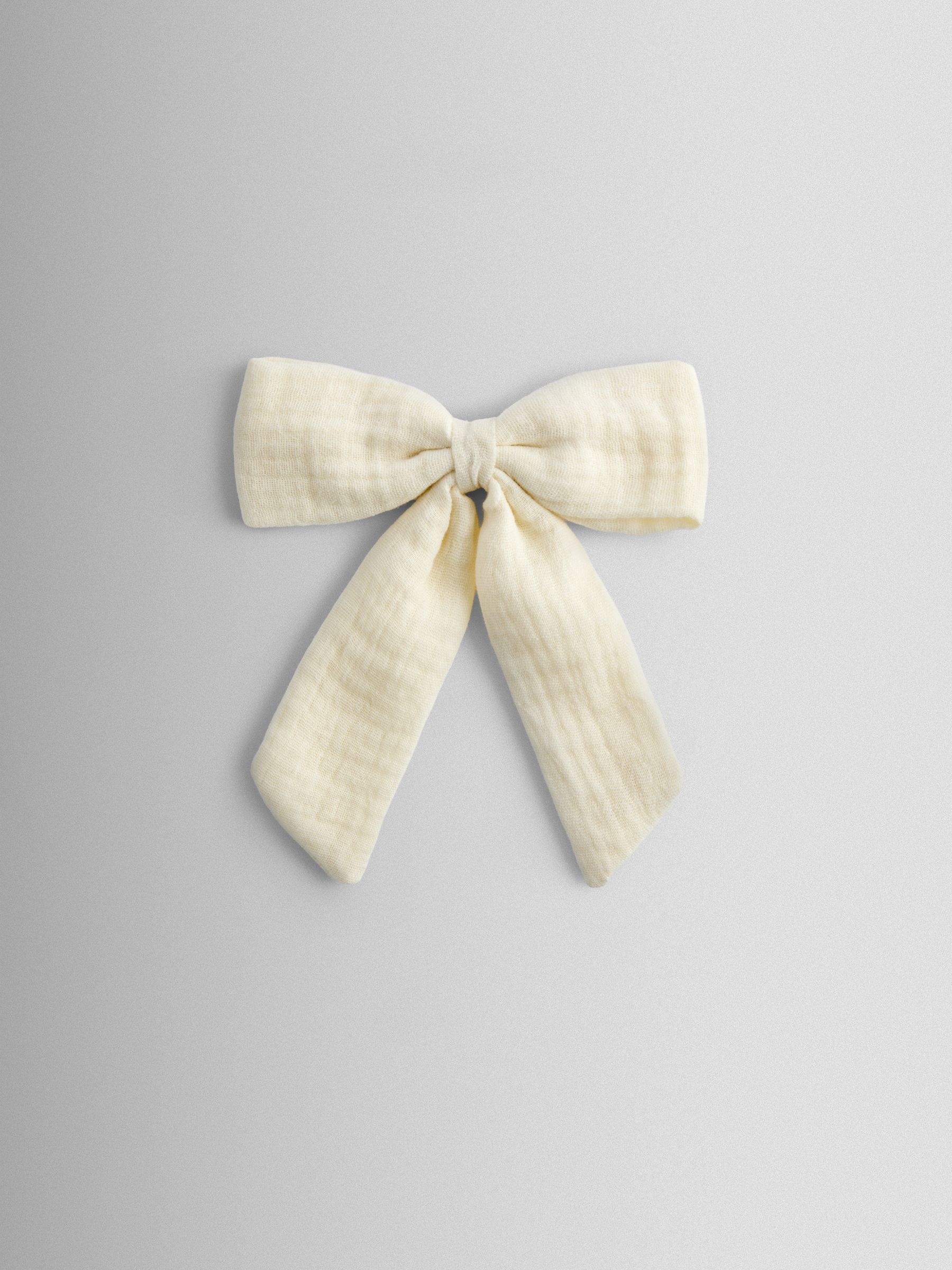 Cream Large Cheesecloth Bow - Image 2 of 4