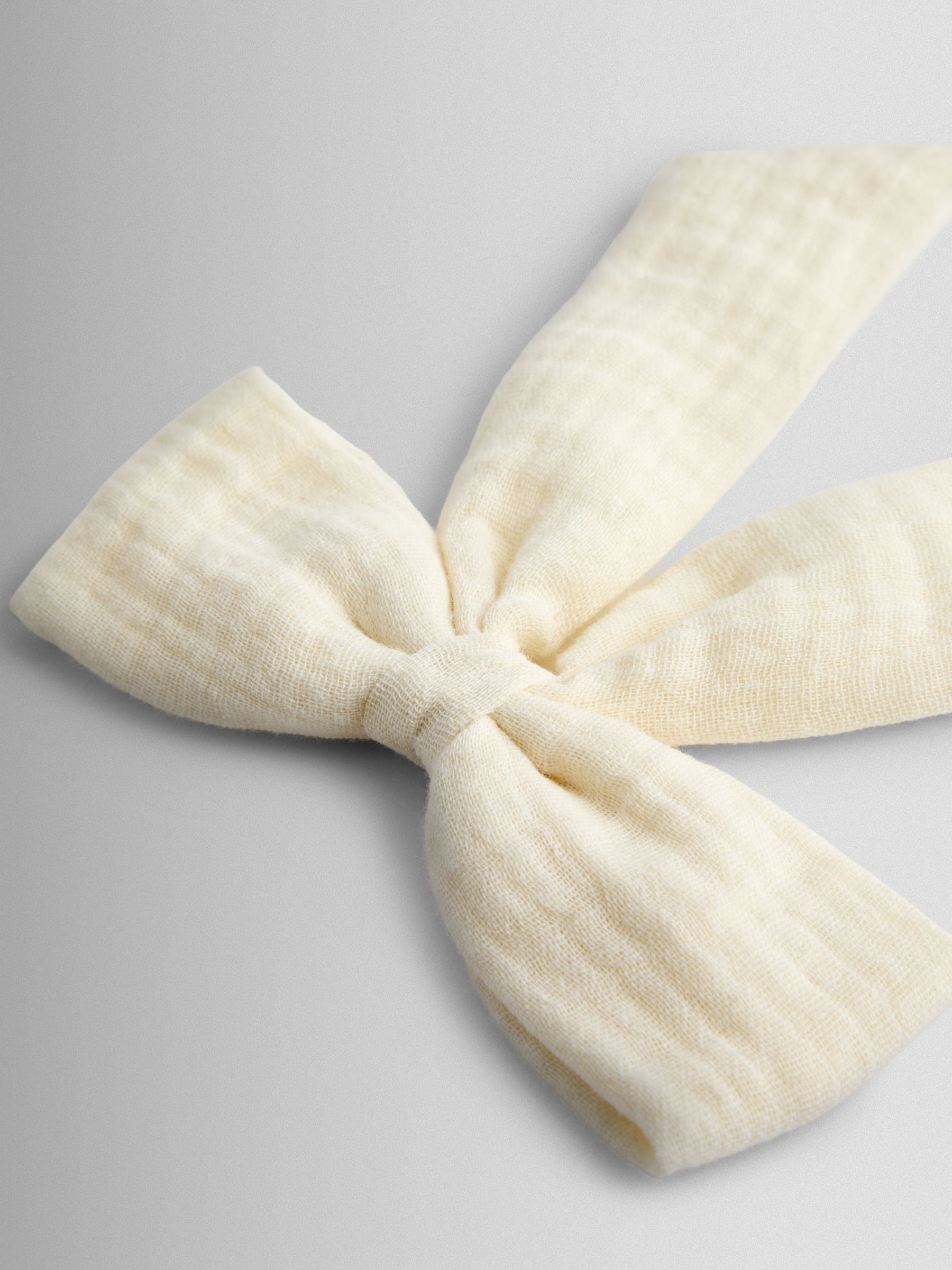 Cream Large Cheesecloth Bow - Image 4 of 4