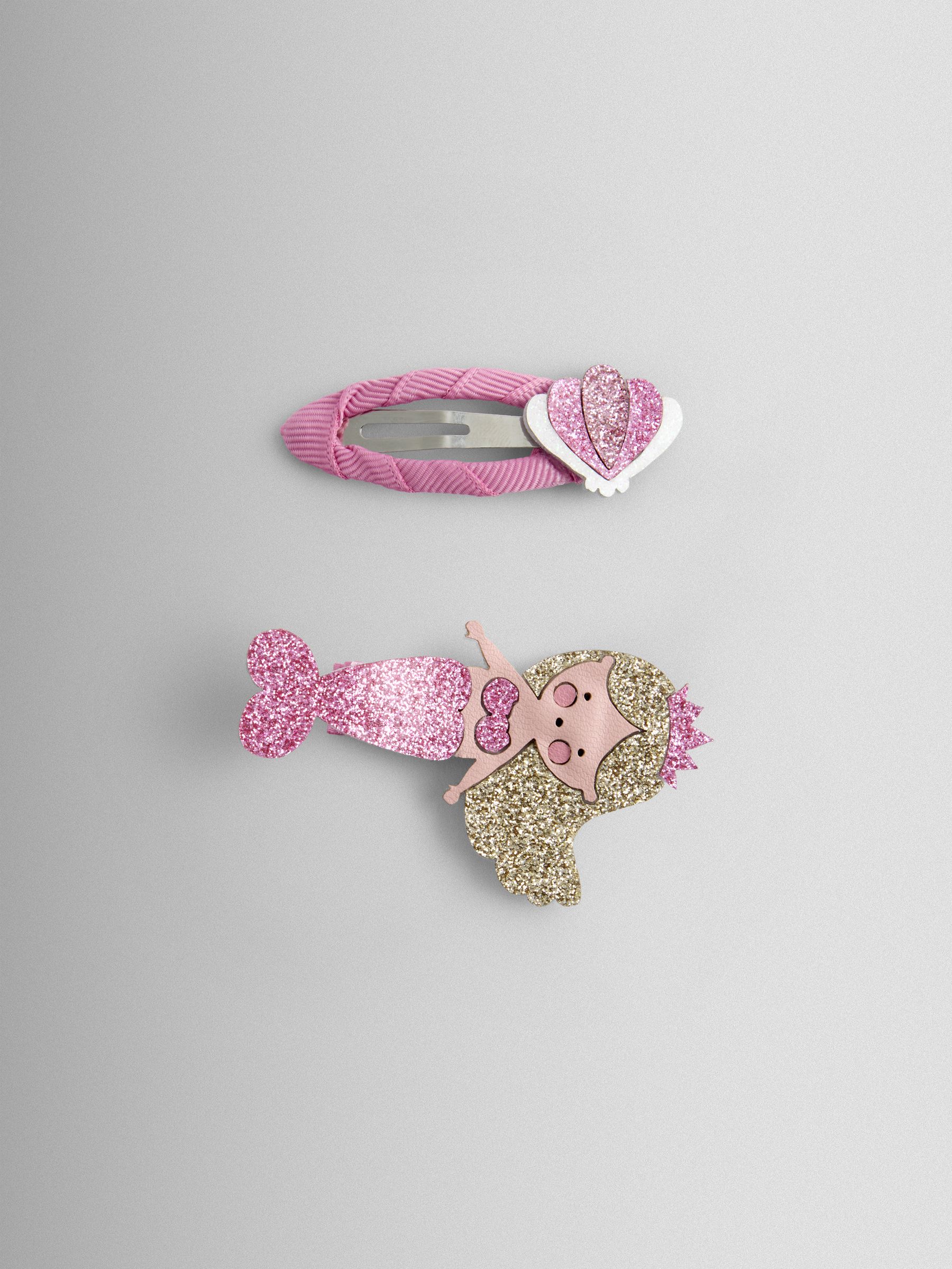 Mid Pink 2-Pack Mermaid Clips - Image 1 of 4