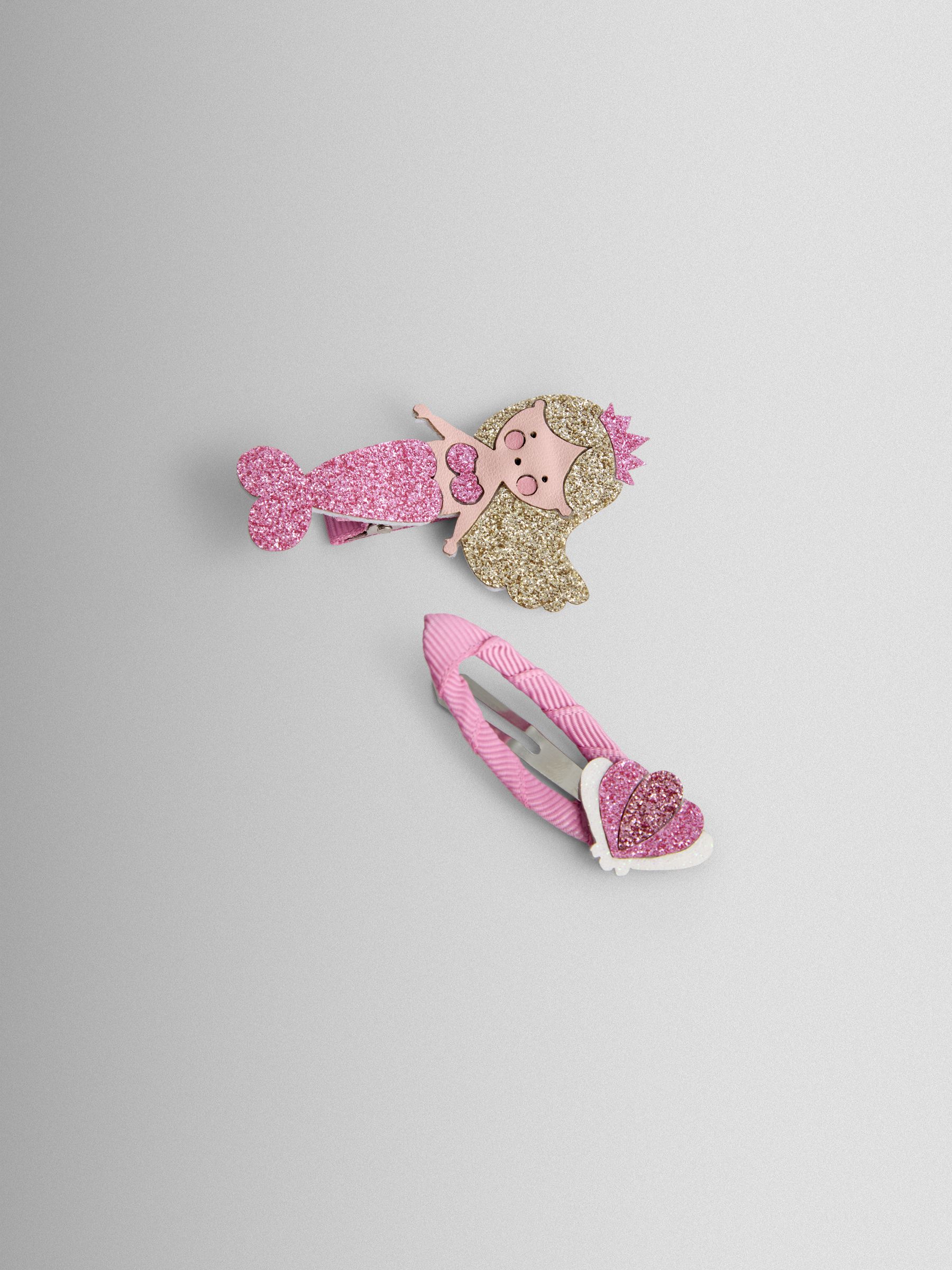 Mid Pink 2-Pack Mermaid Clips - Image 4 of 4