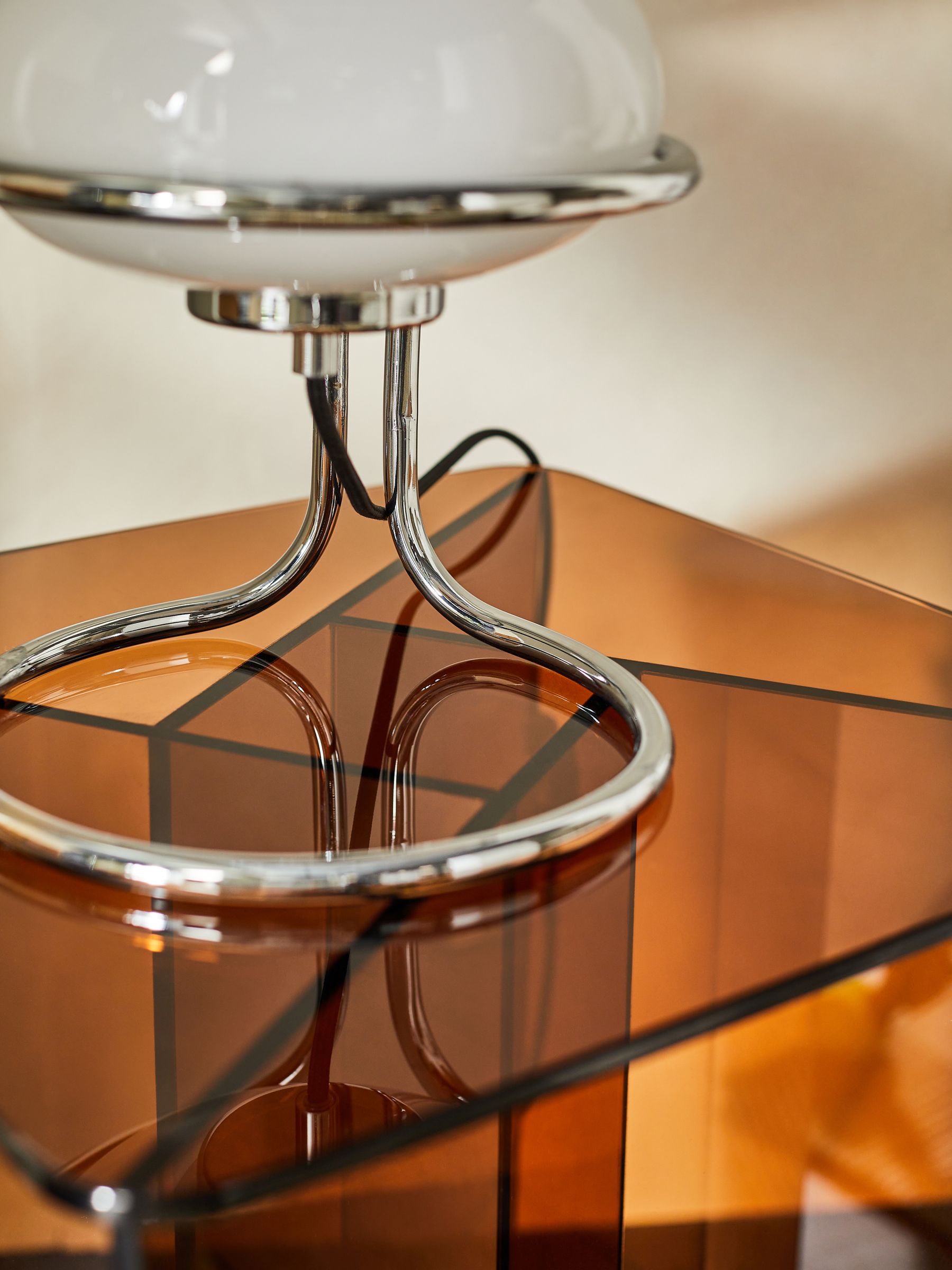Piper Table Lamp in Chrome - Image 2 of 4 Piper Table Lamp in Chrome - Image 2 of 4