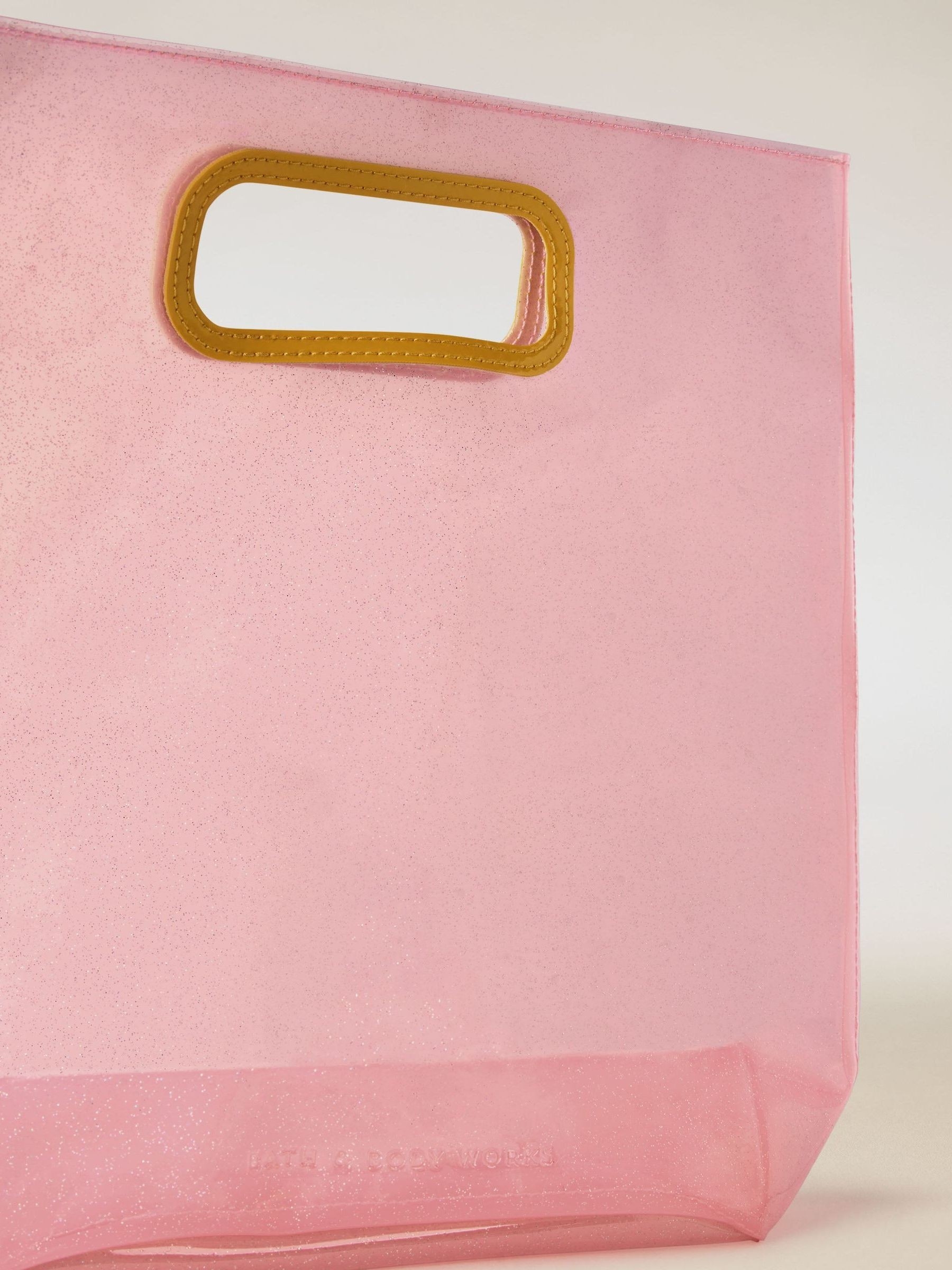 Clear Pink Gift Bag - Image 2 of 2