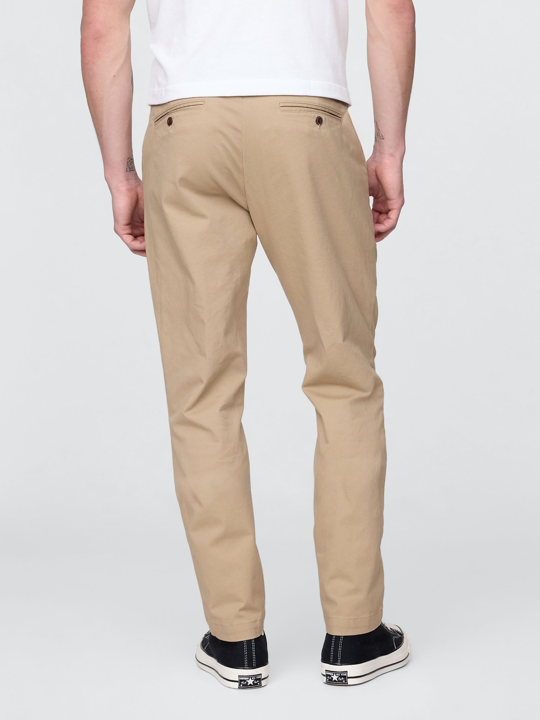 Beige Slim Chinos - Image 2 of 6