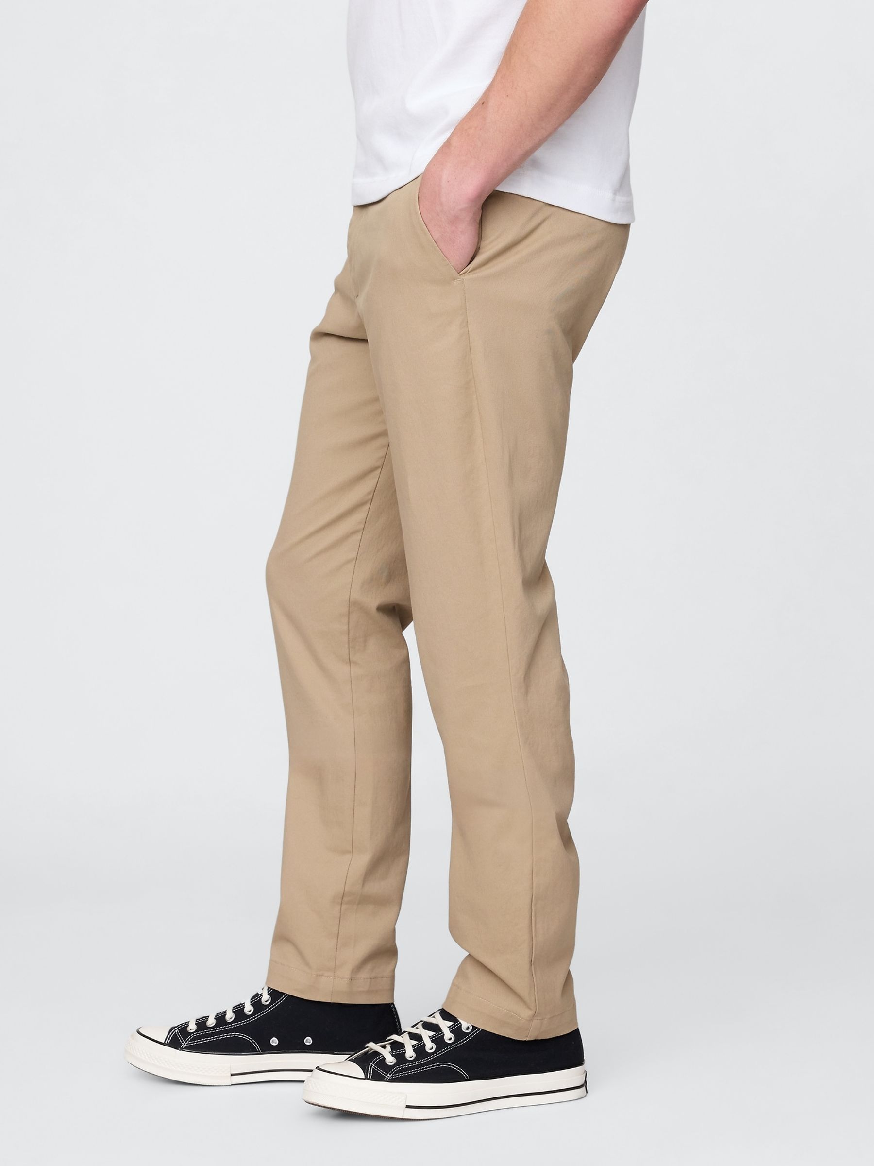 Beige Slim Chinos - Image 3 of 6