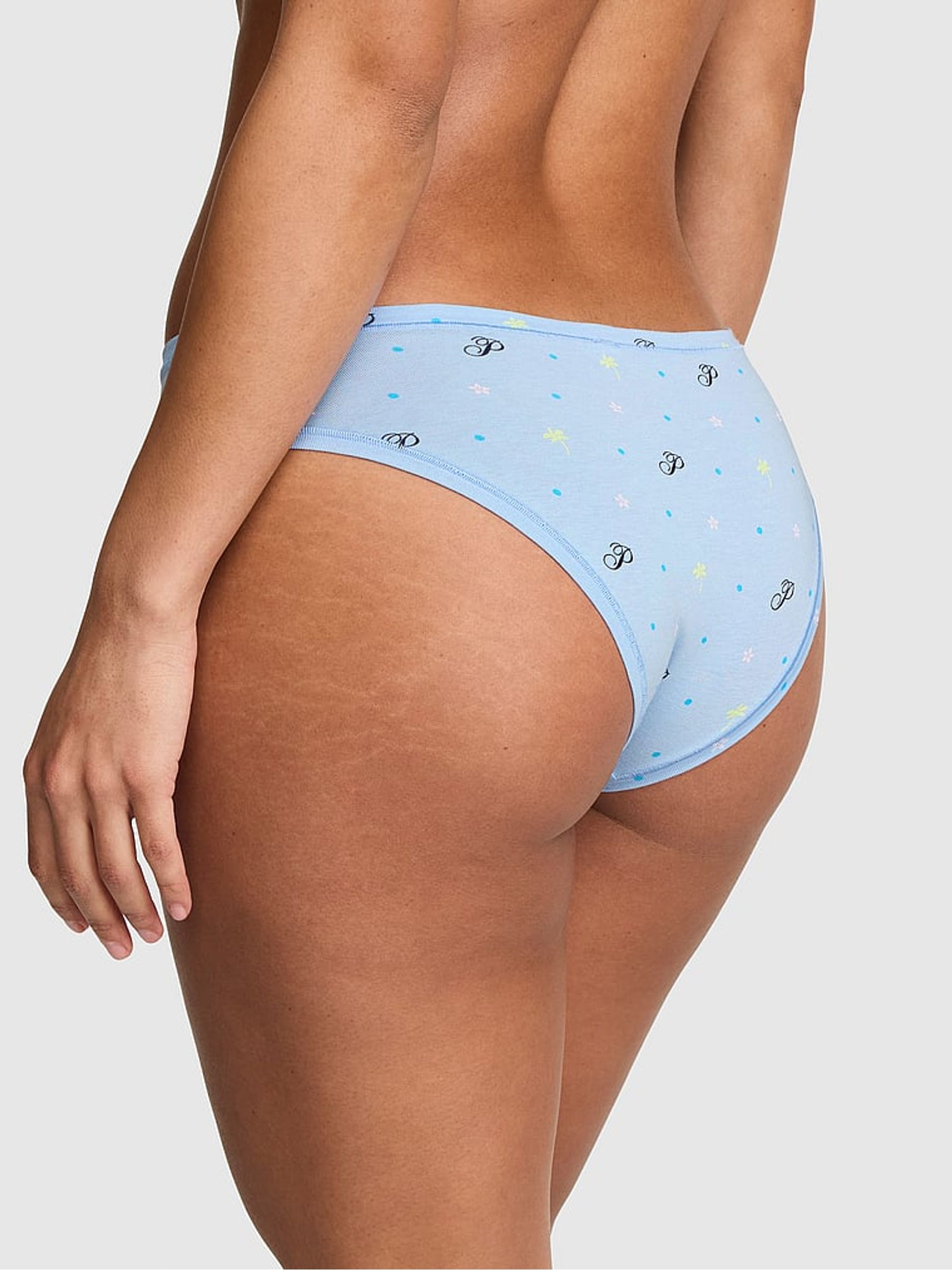 Blue Dancer Floral Cheeky Cotton Knickers - Image 2 of 2
