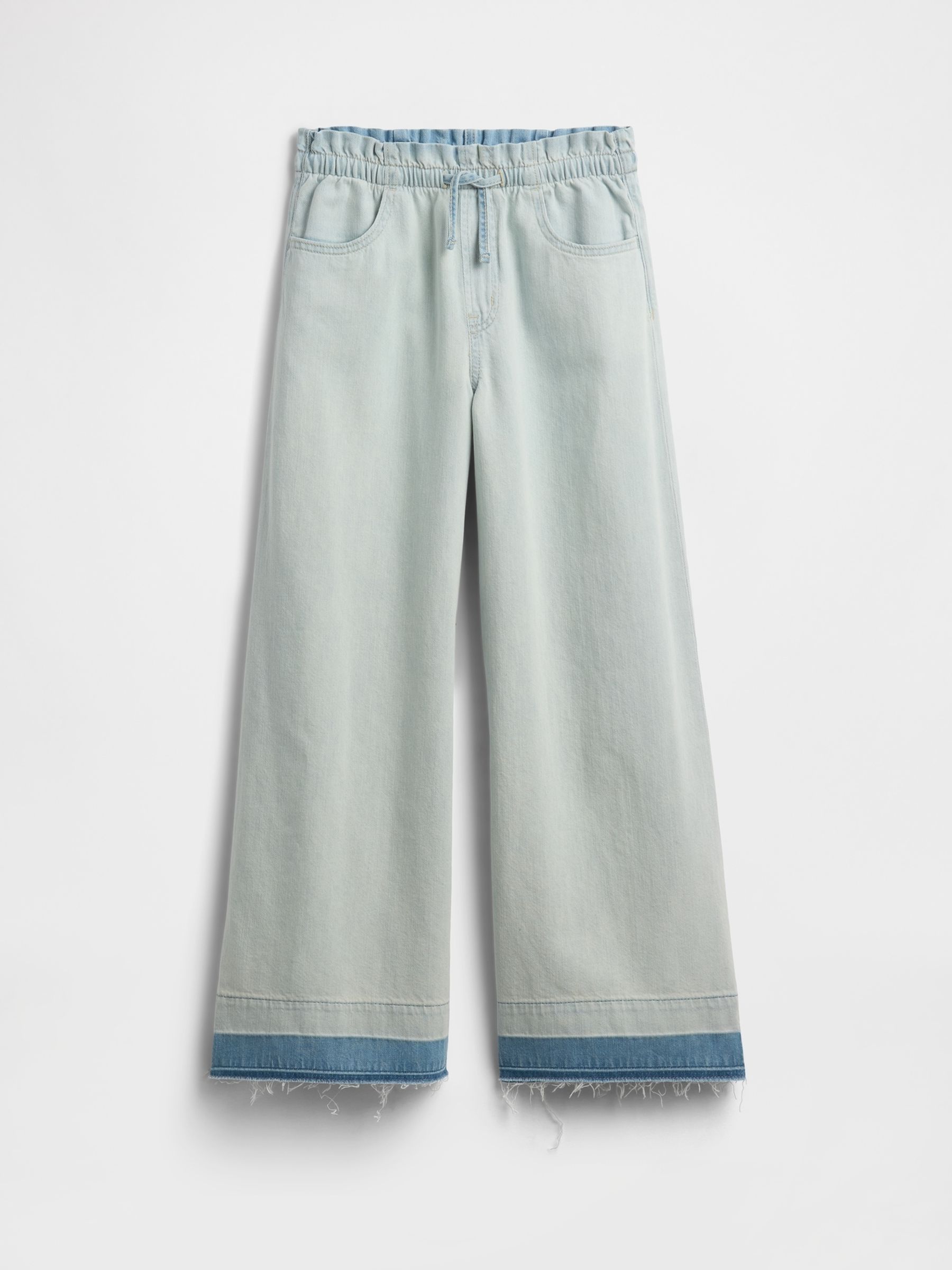 Blue Mid Rise SuperLight Pull On Baggy Jeans - Image 1 of 3