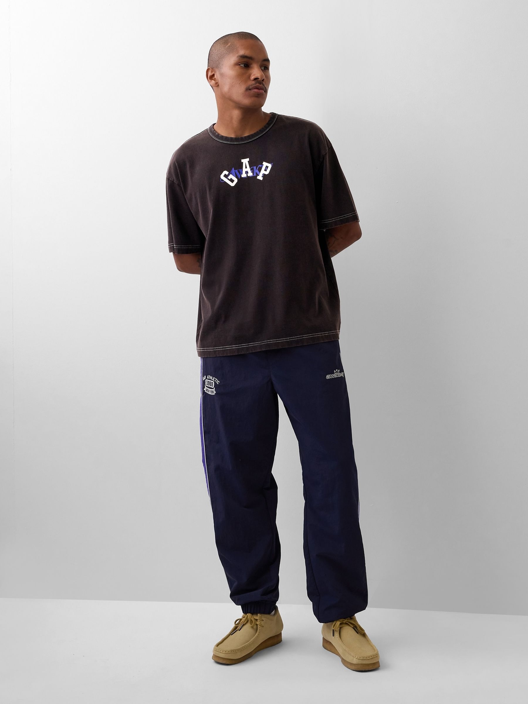 Gap x Awake NY Black Relaxed Logo T-Shirt - Image 3 of 4