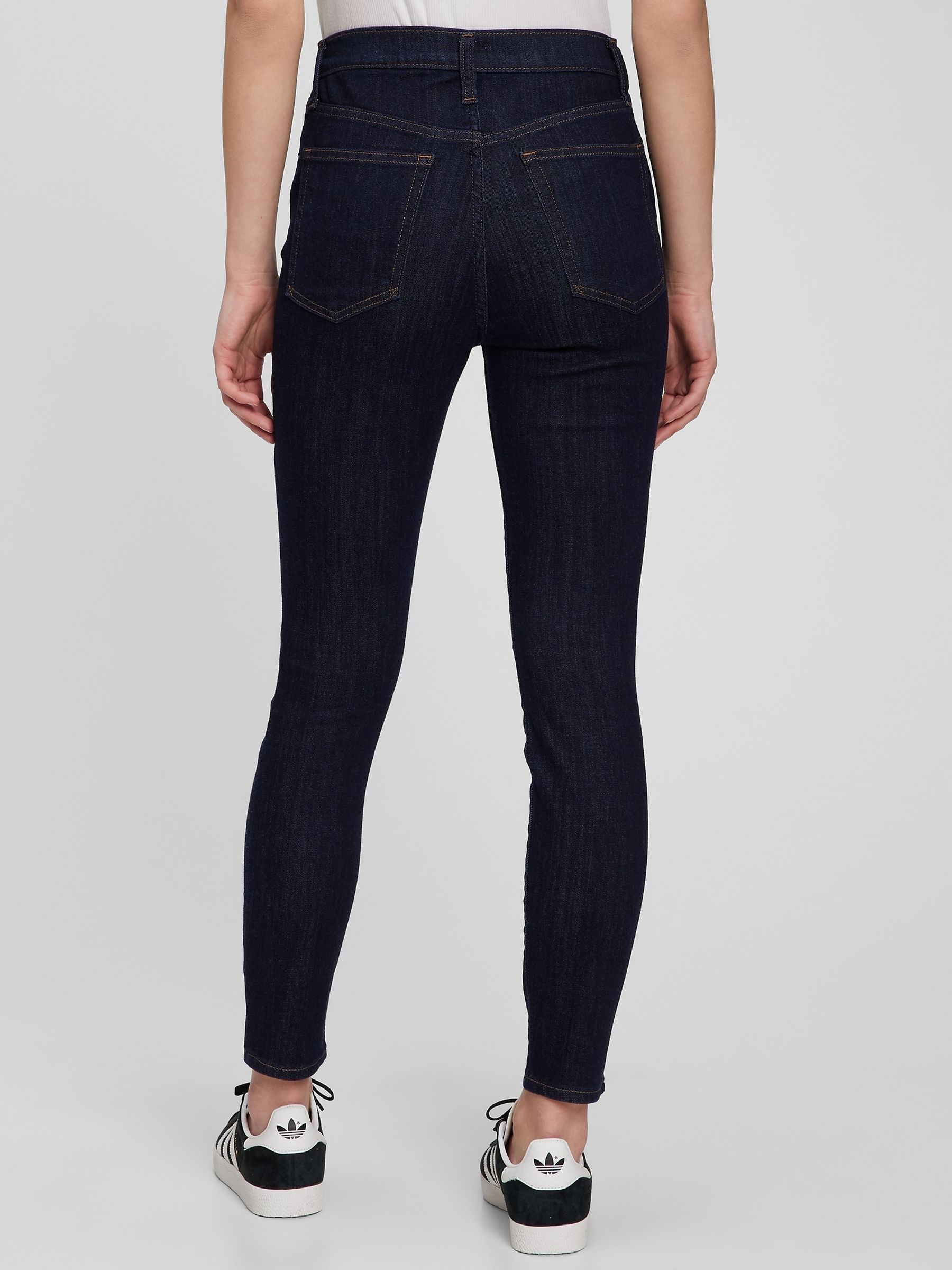 Dark Wash High Waisted True Skinny Jeans - Image 2 of 3