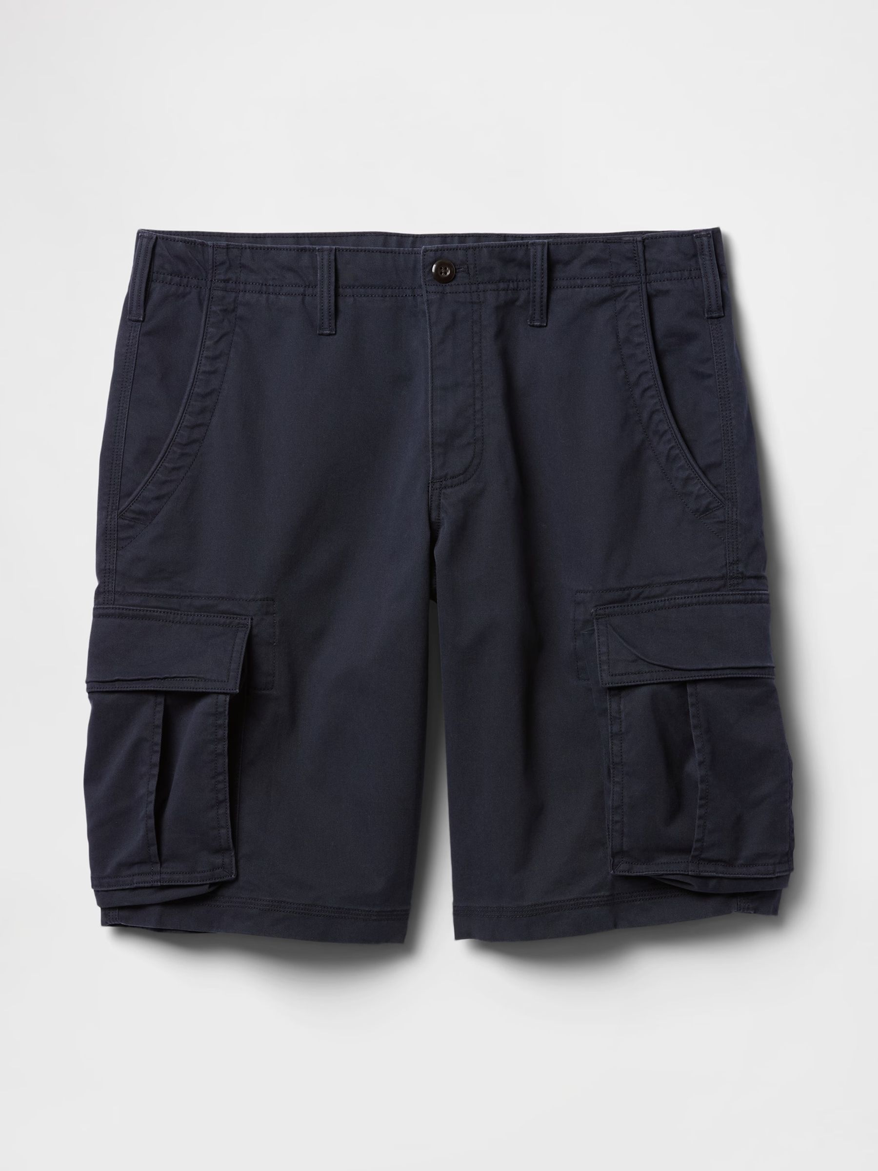 Navy 11inch Relaxed Cargo Shorts - Image 5 of 5