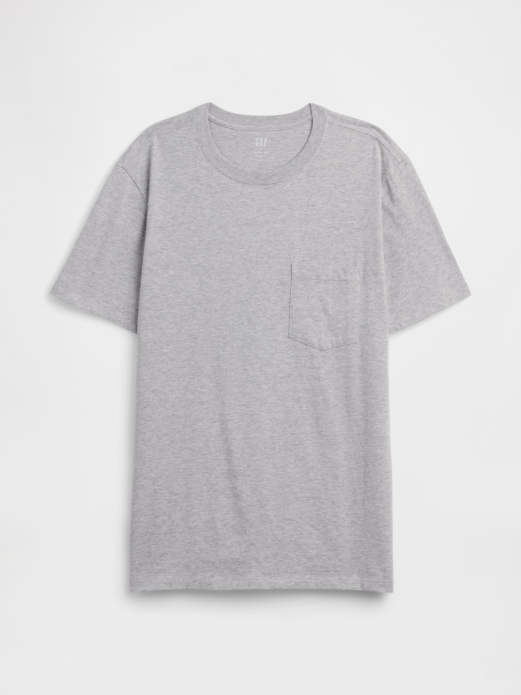 Grey Everyday Soft Pocke T-shirt - Image 4 of 5