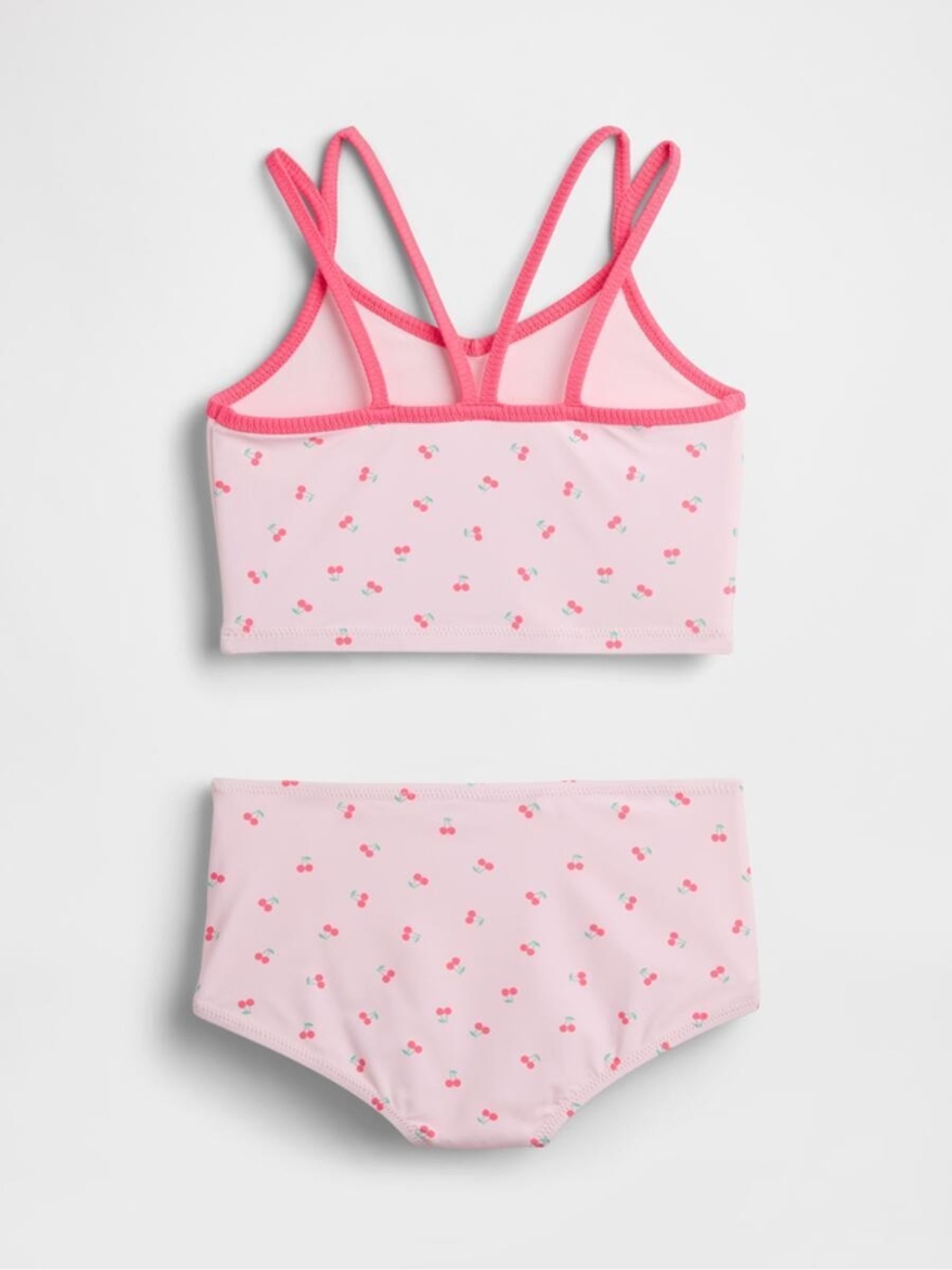 Pink Cherry Two-Piece Swim Set - Image 2 of 3