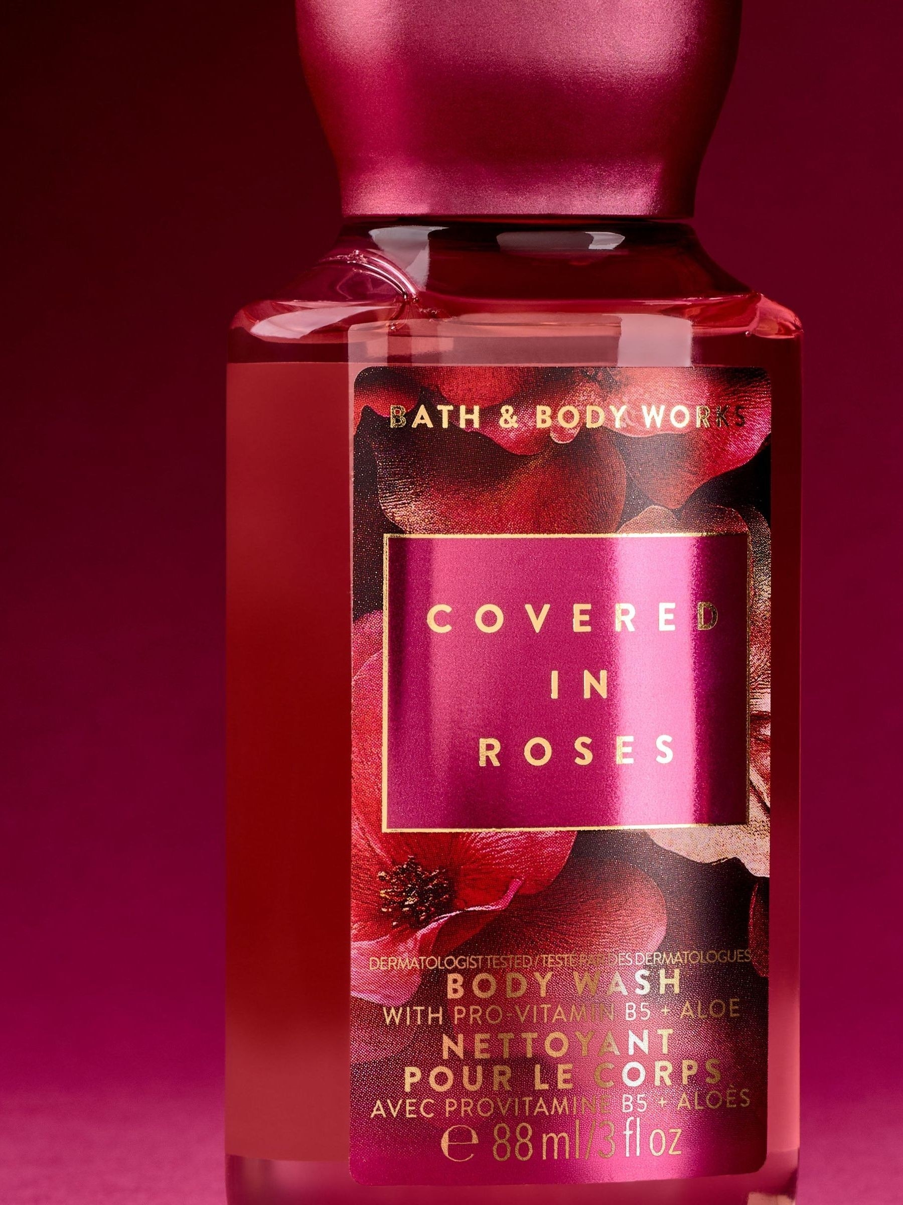 Covered In Roses Travel Size Body Wash 88ml - Image 2 of 3
