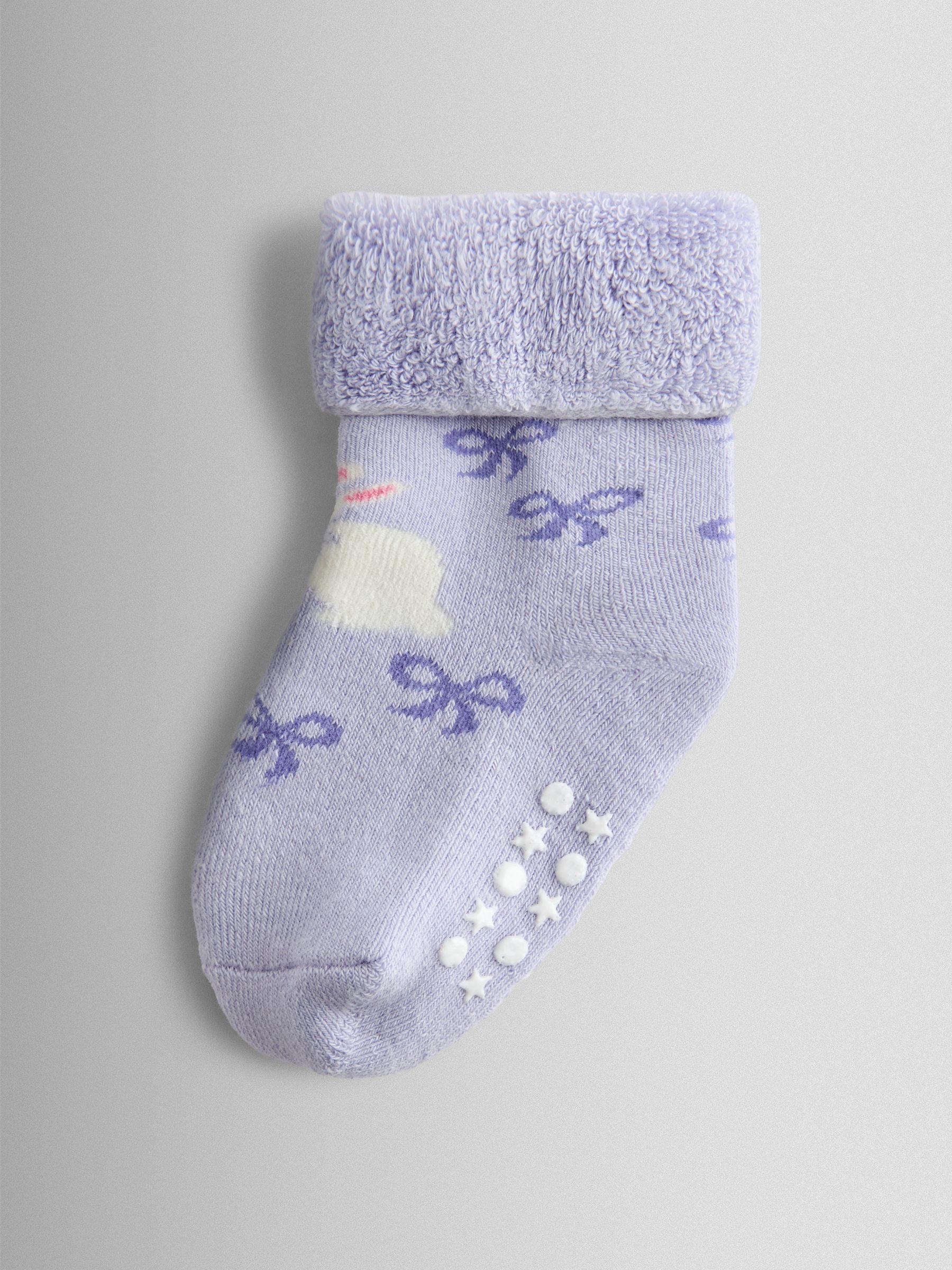 Pastel 3-Pack Bunny Socks - Image 4 of 5
