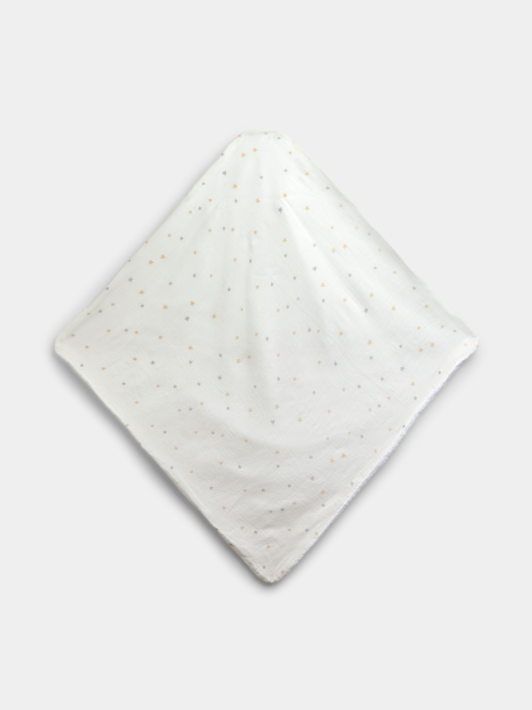White Safari Embroidered Muslin Hooded Towel - Image 3 of 4