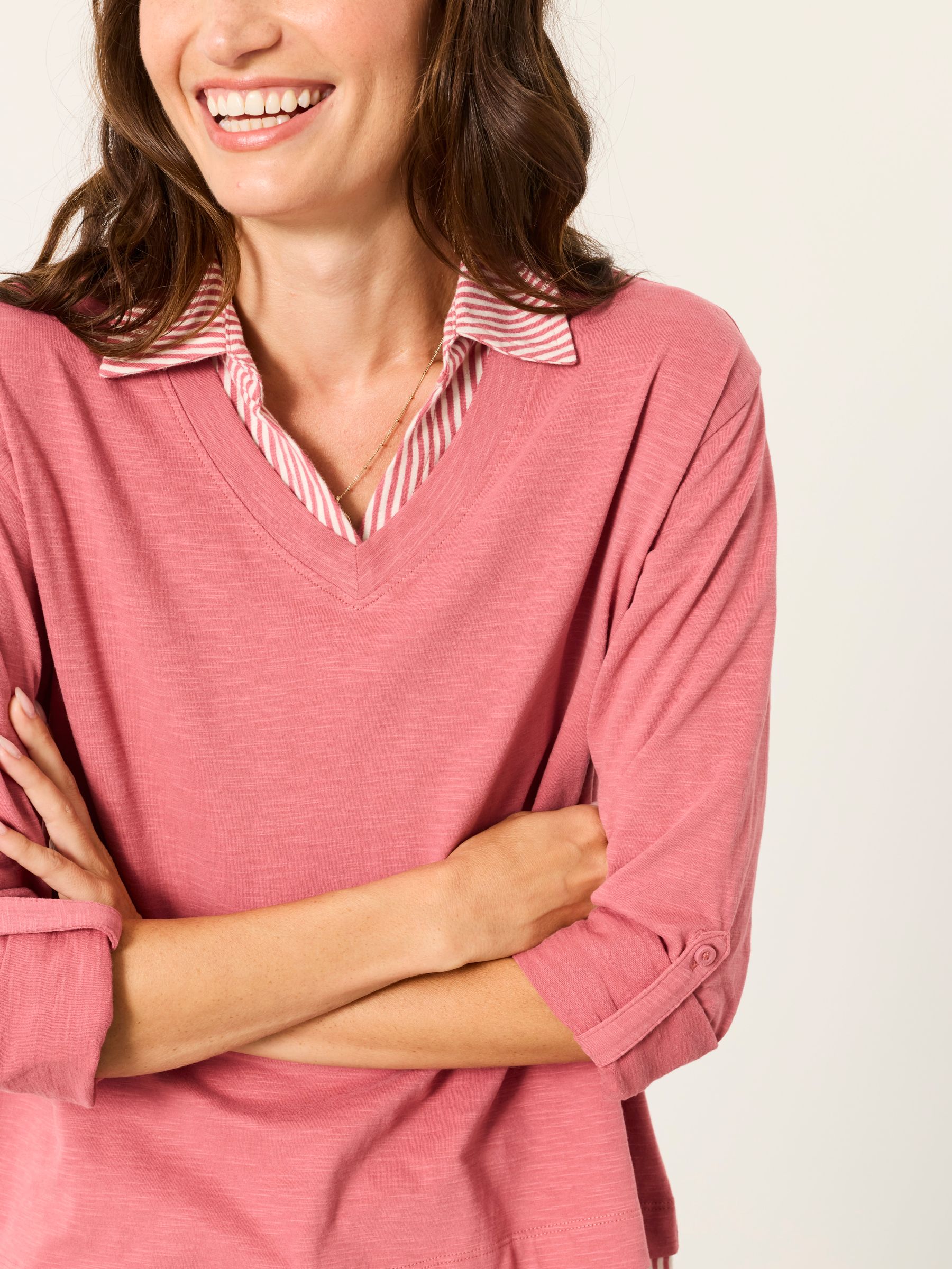 Polly Pink 2in1 Jersey Shirt - Image 3 of 6