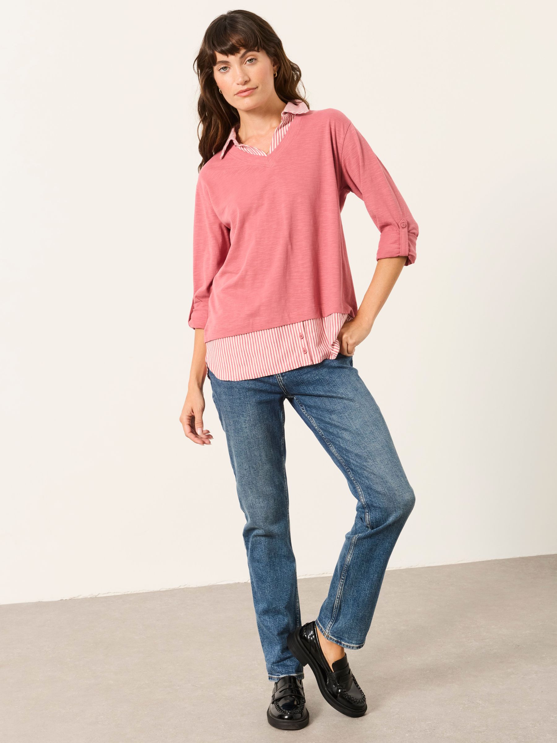 Polly Pink 2in1 Jersey Shirt - Image 4 of 6