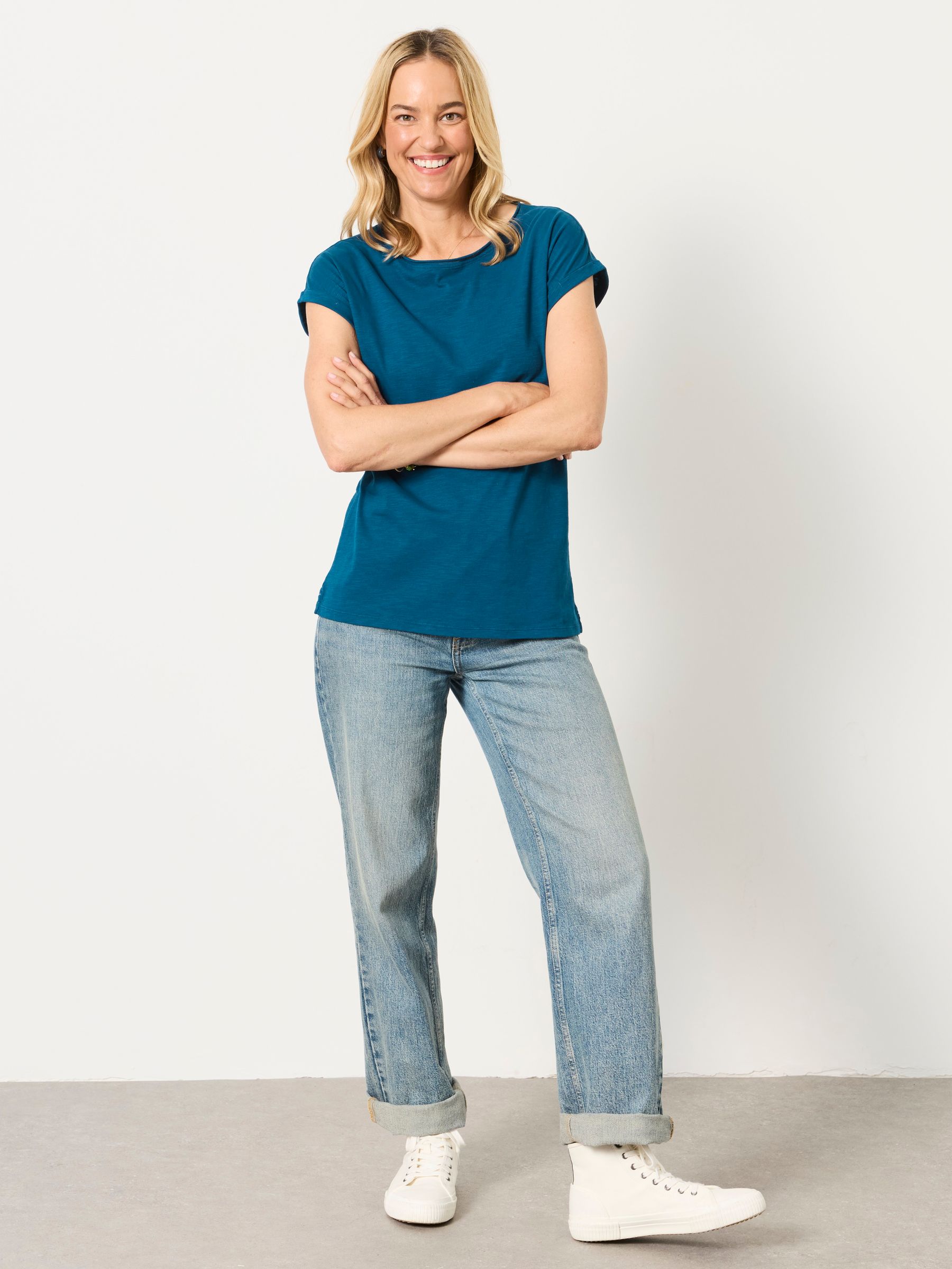 Ivy Indigo Blue Short Sleeve T Shirt - Image 4 of 6