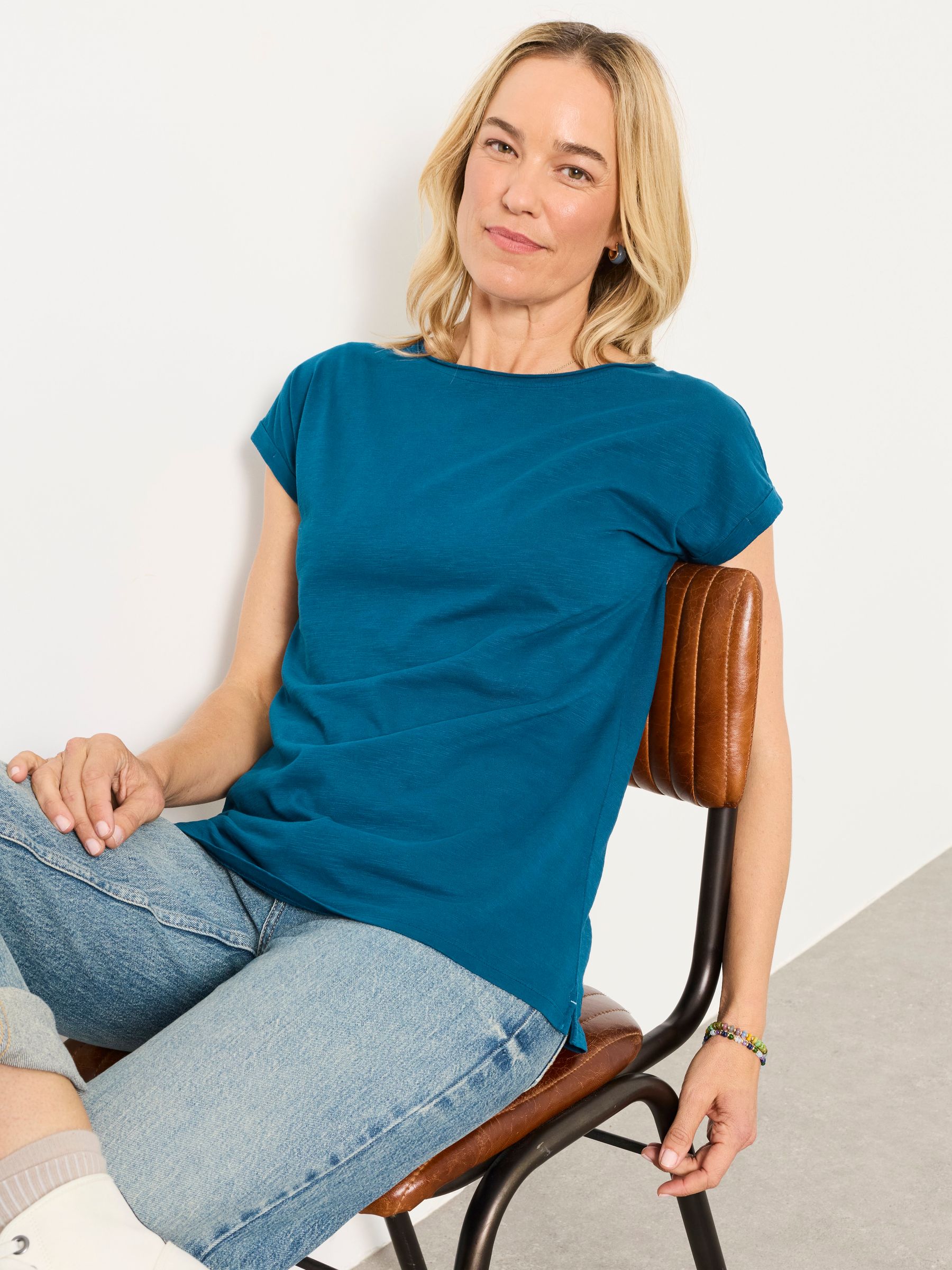 Ivy Indigo Blue Short Sleeve T Shirt - Image 5 of 6