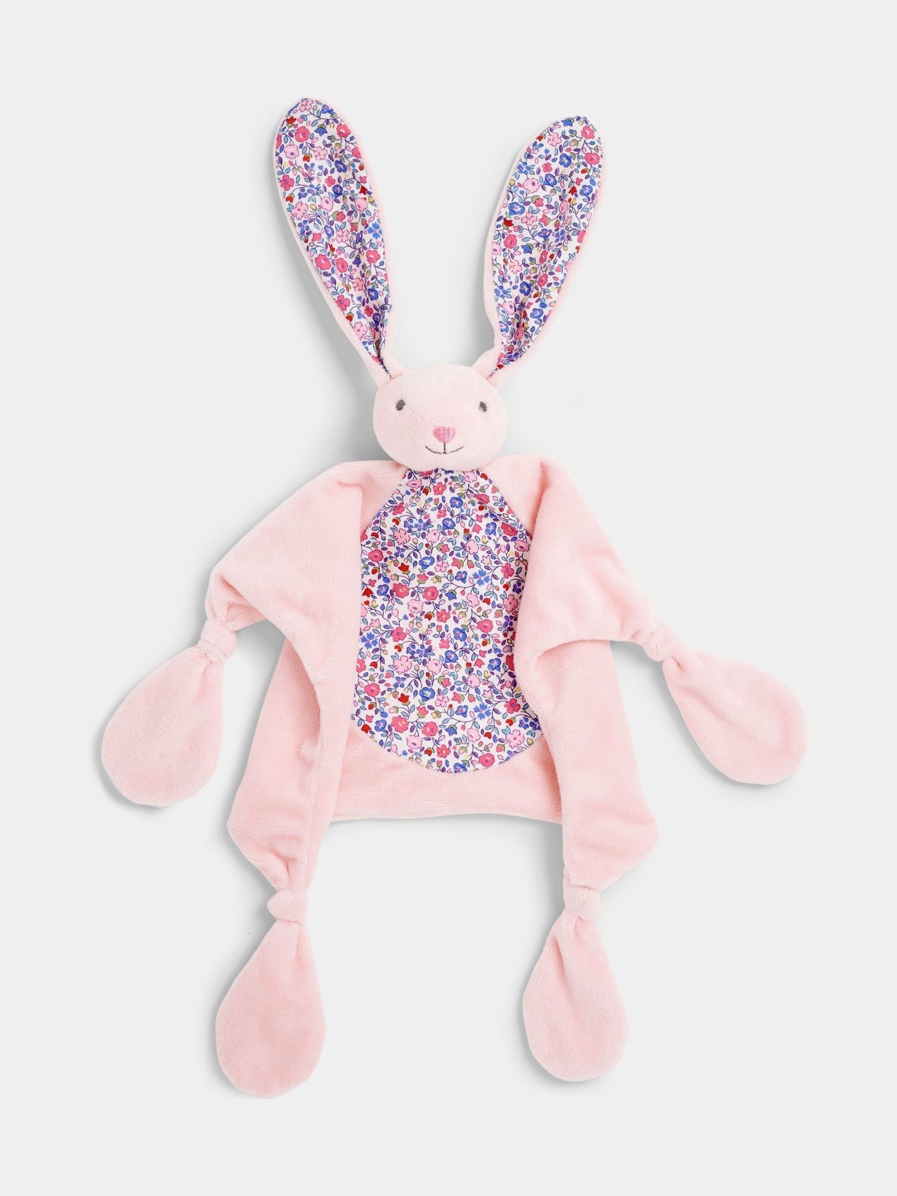 Floral Bella Bunny Pink Baby Comforter - Image 1 of 3