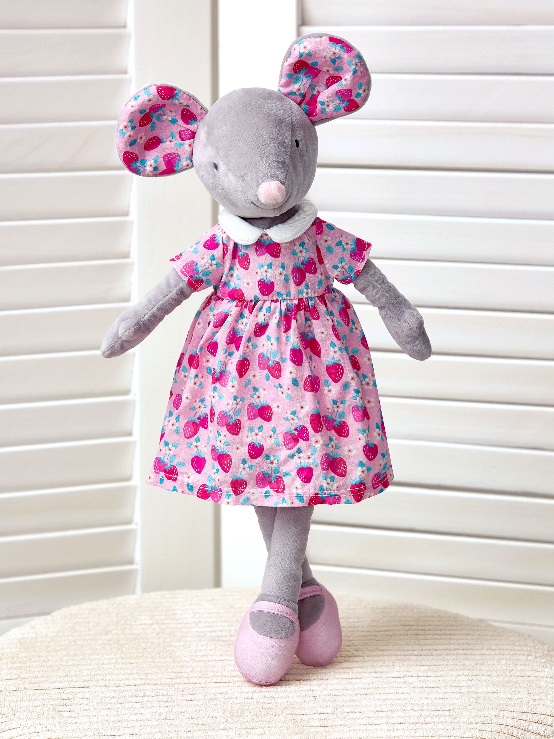 Pink Strawberry Mia Mouse Ragdoll - Image 1 of 5