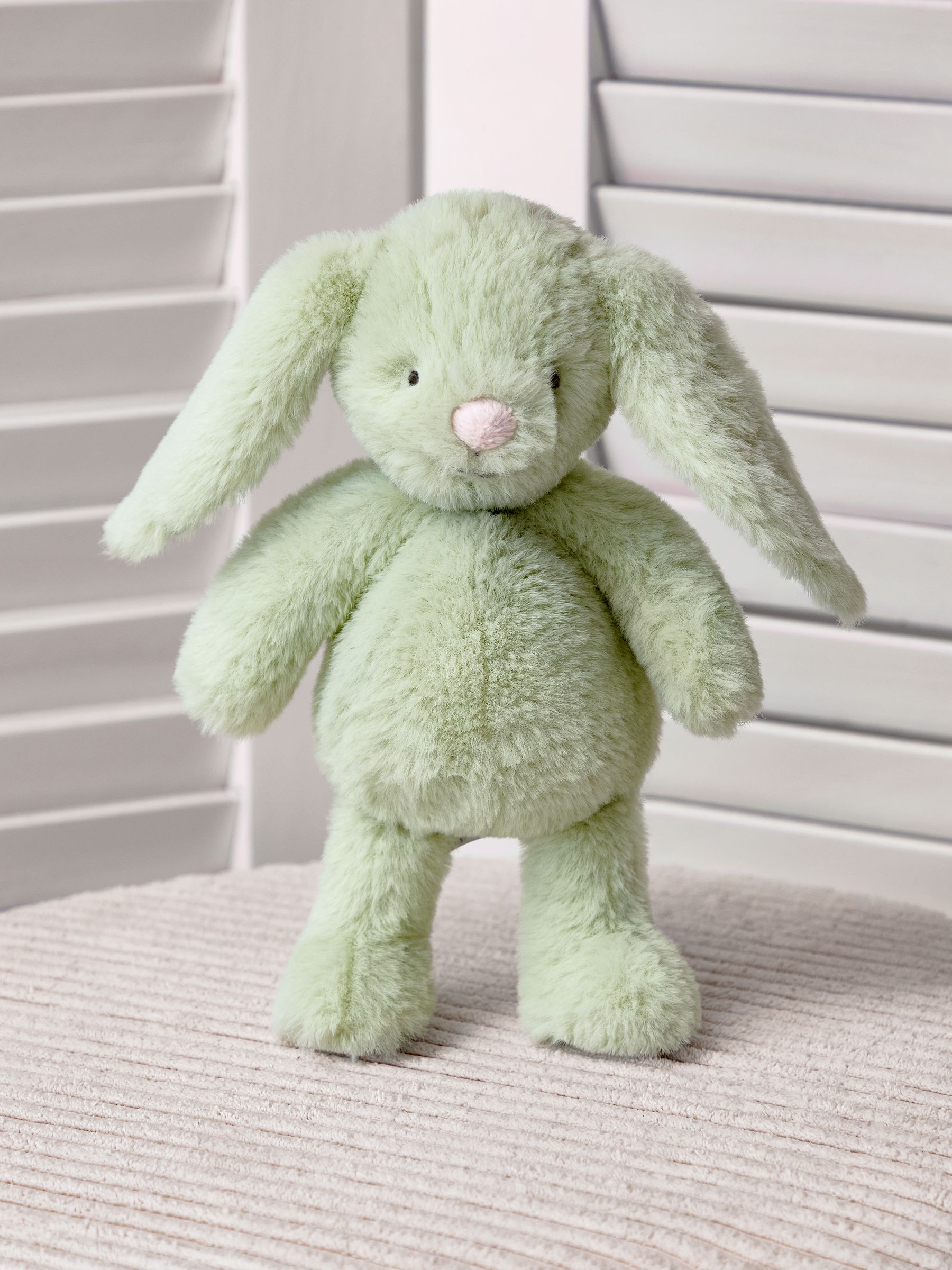 Sage Green Matcha Bunny Small Soft Toy Plushie - Image 3 of 4