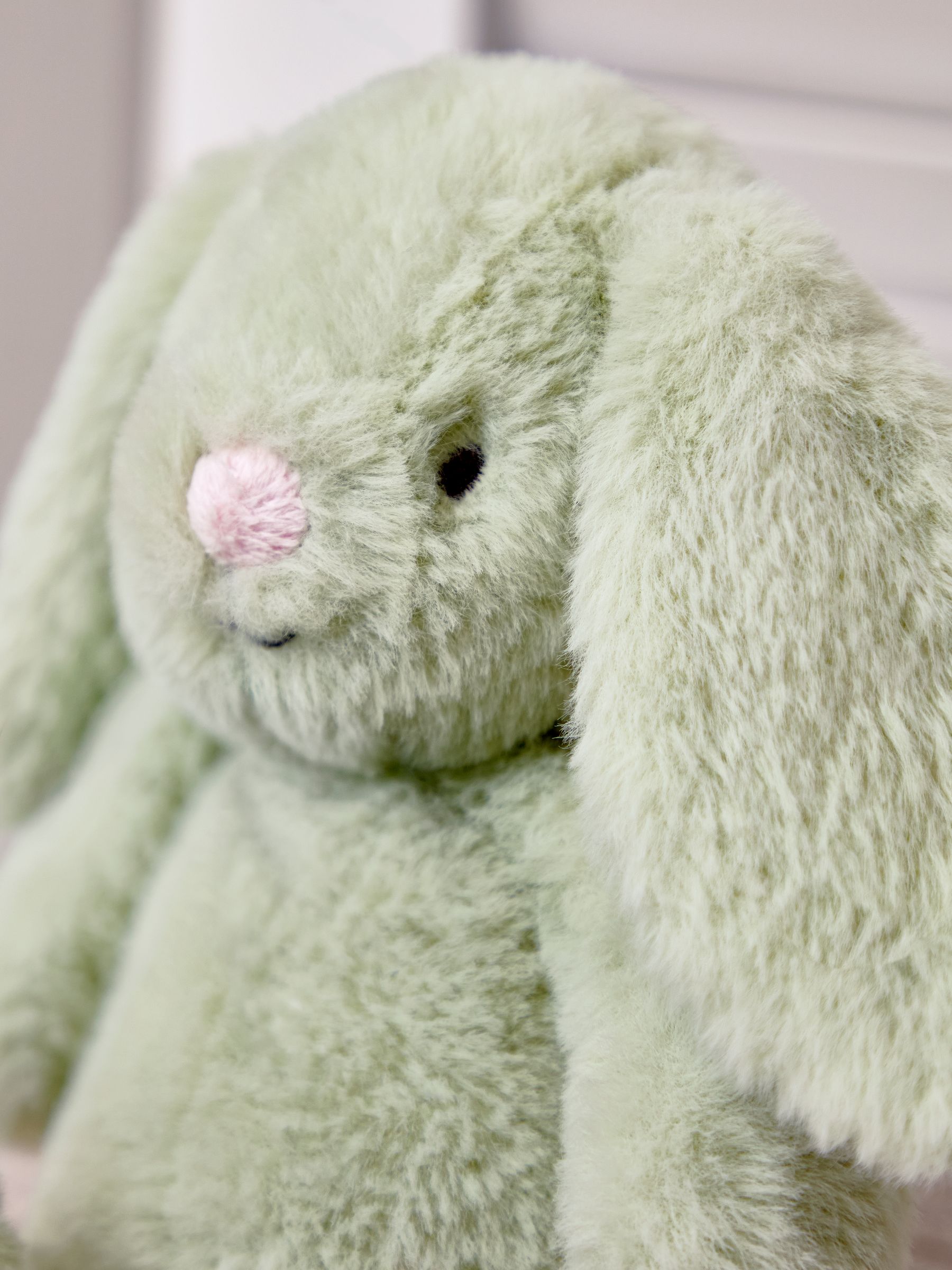 Sage Green Matcha Bunny Small Soft Toy Plushie - Image 4 of 4
