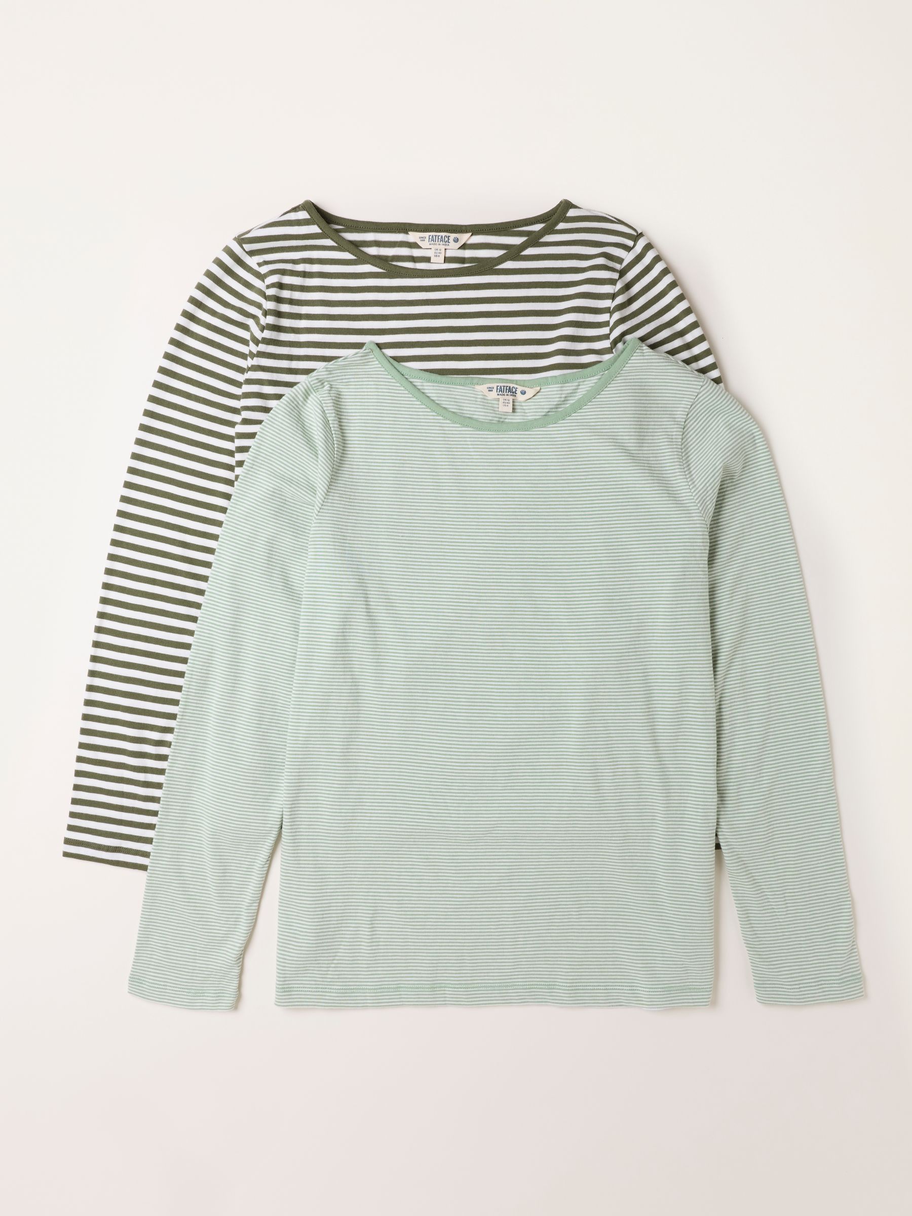 Breton Green Ivory 2 Pack Round Neck T Shirt - Image 1 of 1