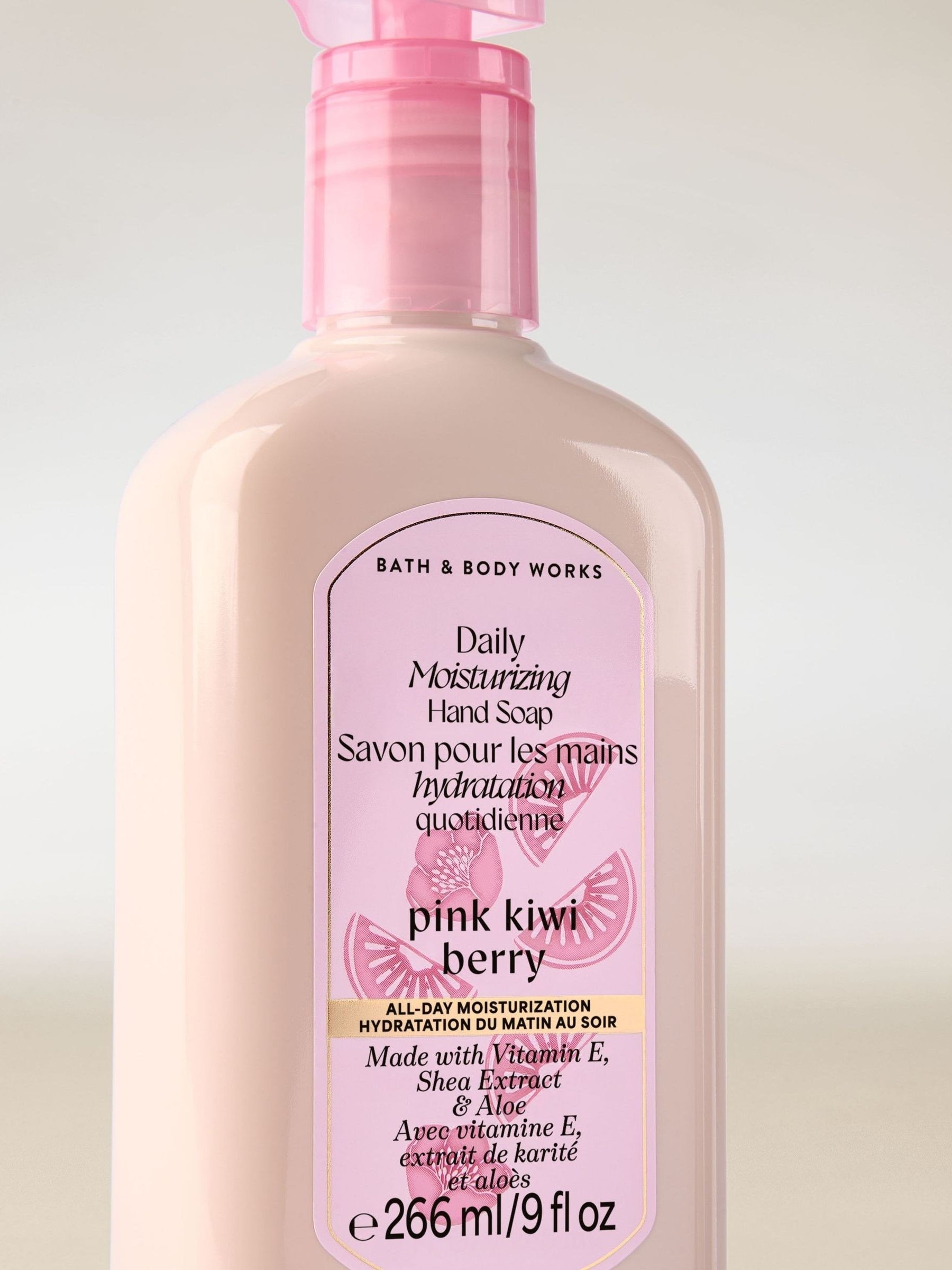 Pink Kiwi Berry Daily Moisturizing Hand Soap 266ml - Image 2 of 3 Pink Kiwi Berry Daily Moisturizing Hand Soap 266ml - Image 2 of 3
