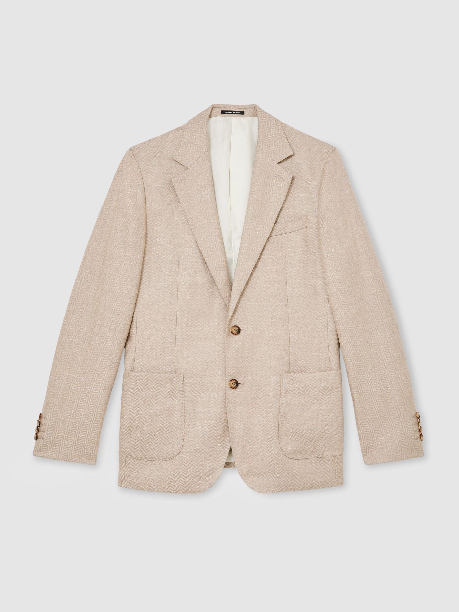 Suit Jackets in Oatmeal - Image 2 of 7 Suit Jackets in Oatmeal - Image 2 of 7