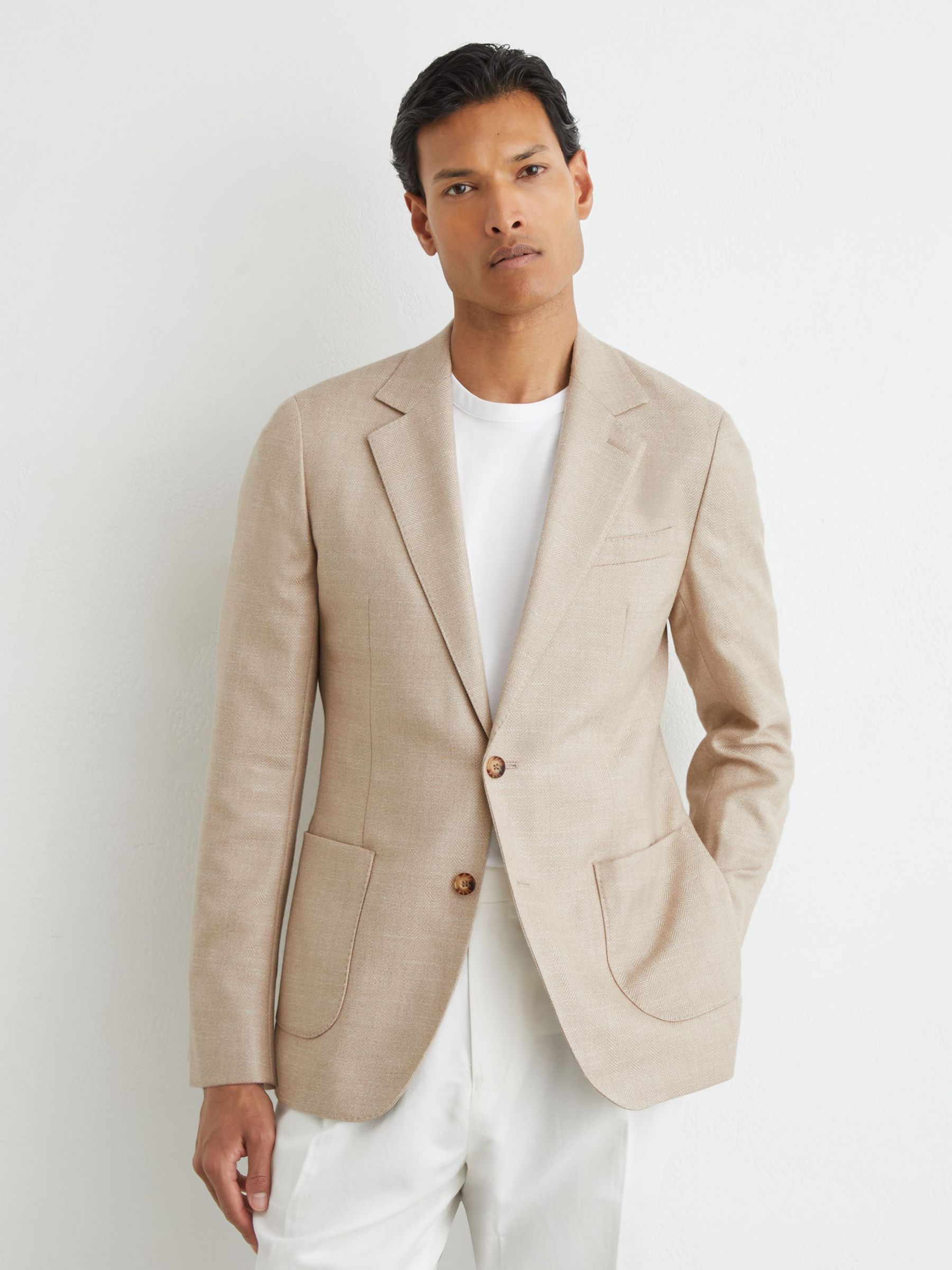 Suit Jackets in Oatmeal - Image 4 of 7