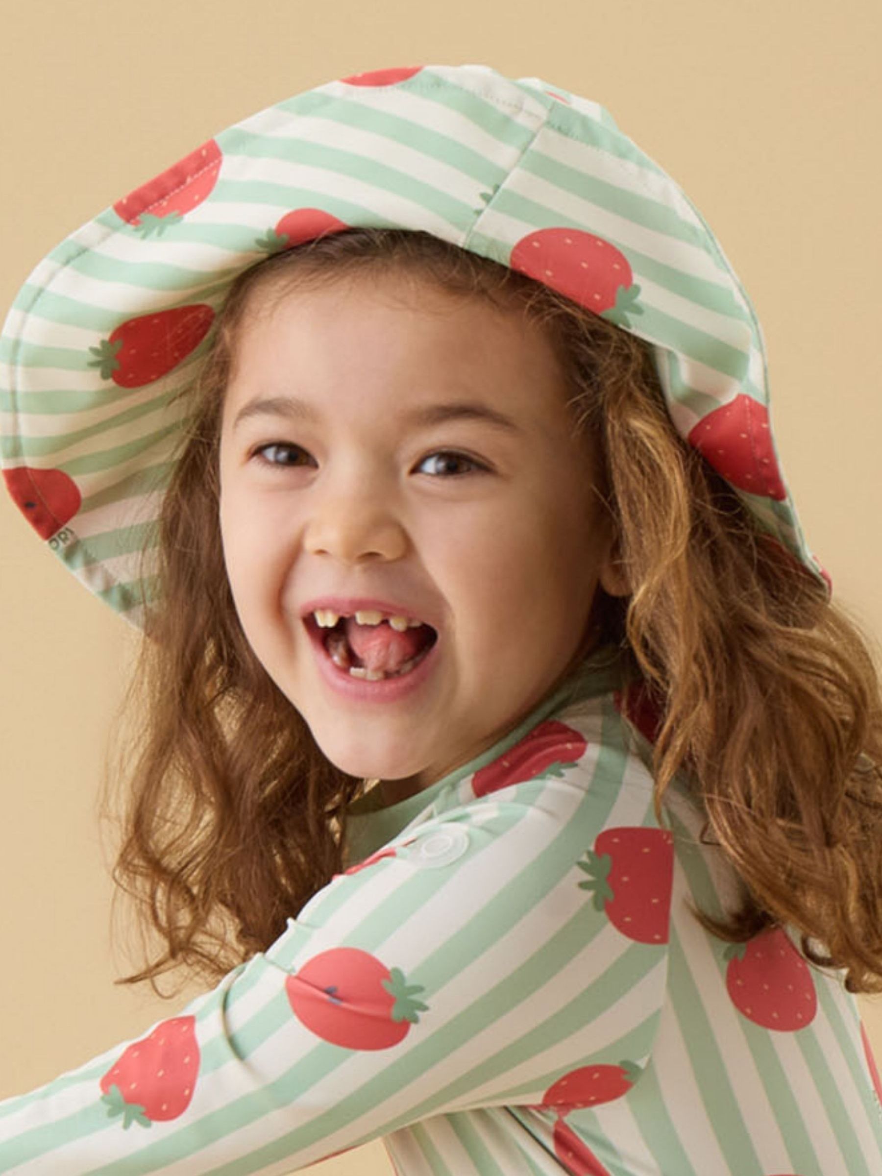 MORI Olive Green Floppy Sun Safe Swim Hat - Image 1 of 5