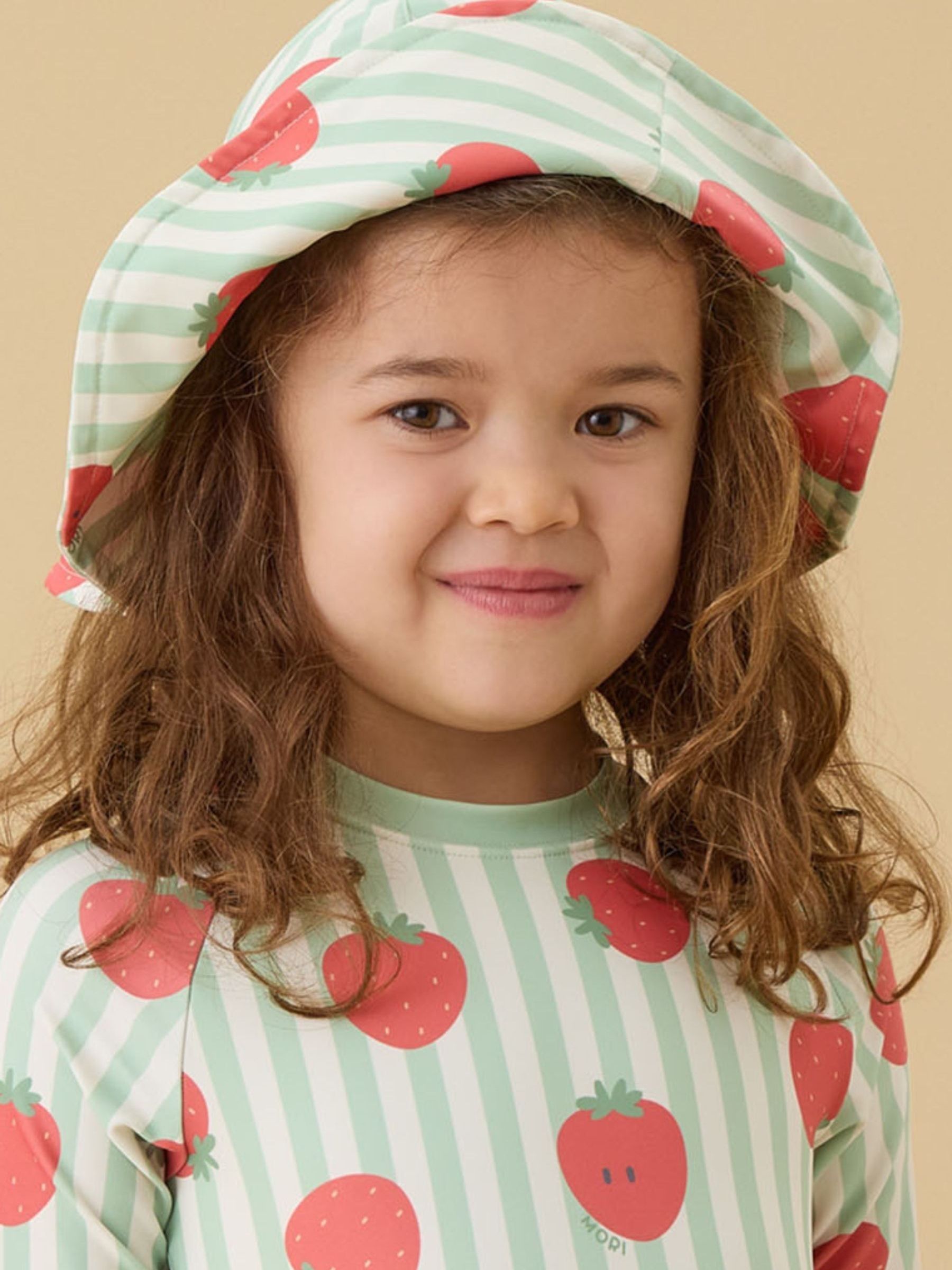 MORI Olive Green Floppy Sun Safe Swim Hat - Image 2 of 5