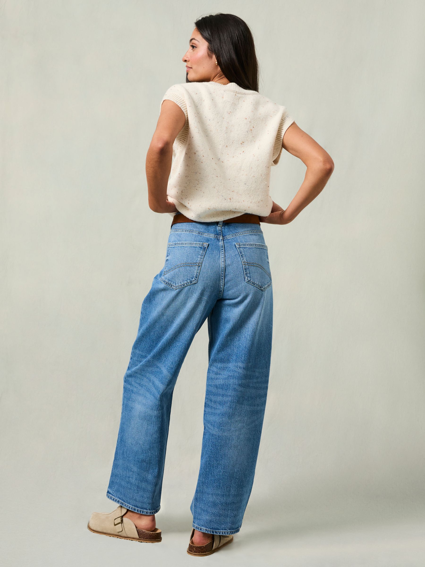 Filby Light Wash Relaxed Straight Leg Jean - Image 2 of 7