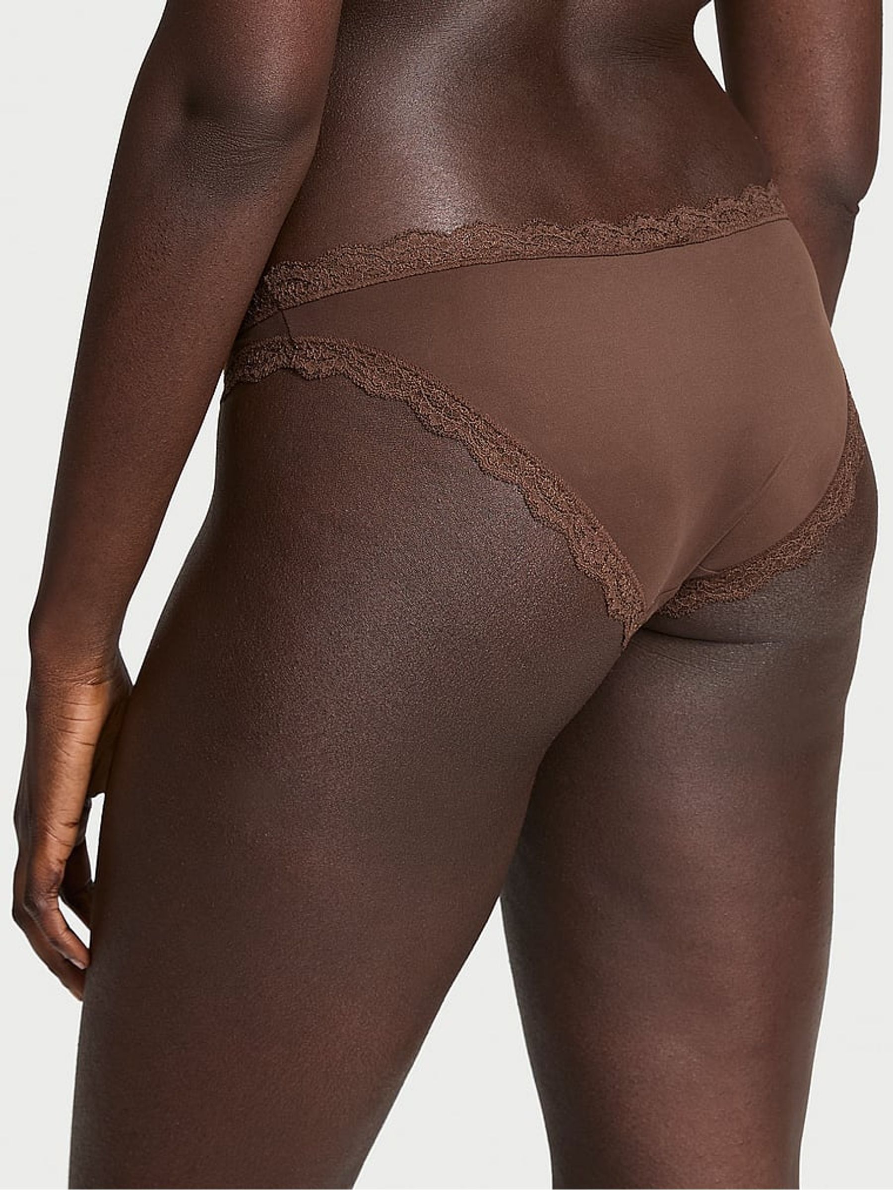 Ganache Nude Lace Trim Bikini Knickers - Image 2 of 2 Ganache Nude Lace Trim Bikini Knickers - Image 2 of 2