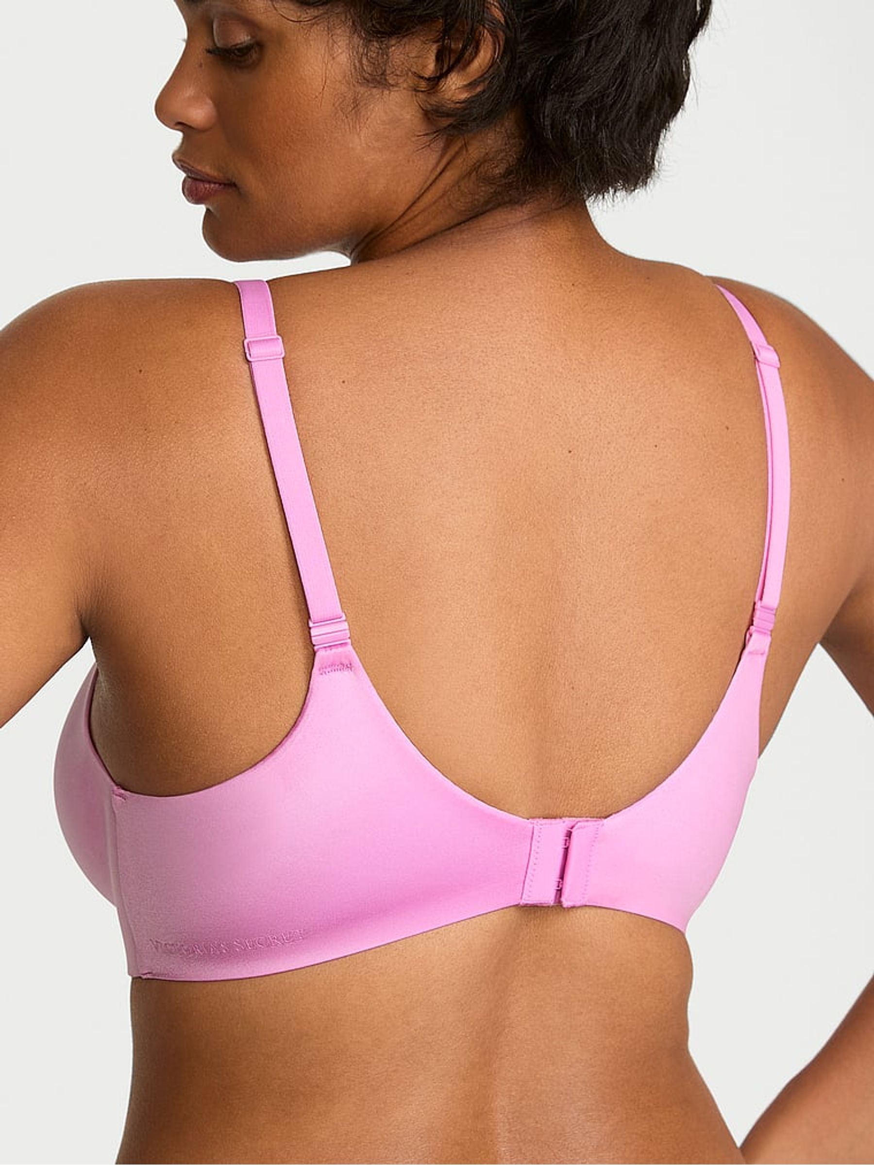 Lilac Shimmer Pink Lightly Lined Demi Flexfactor Bra - Image 3 of 3