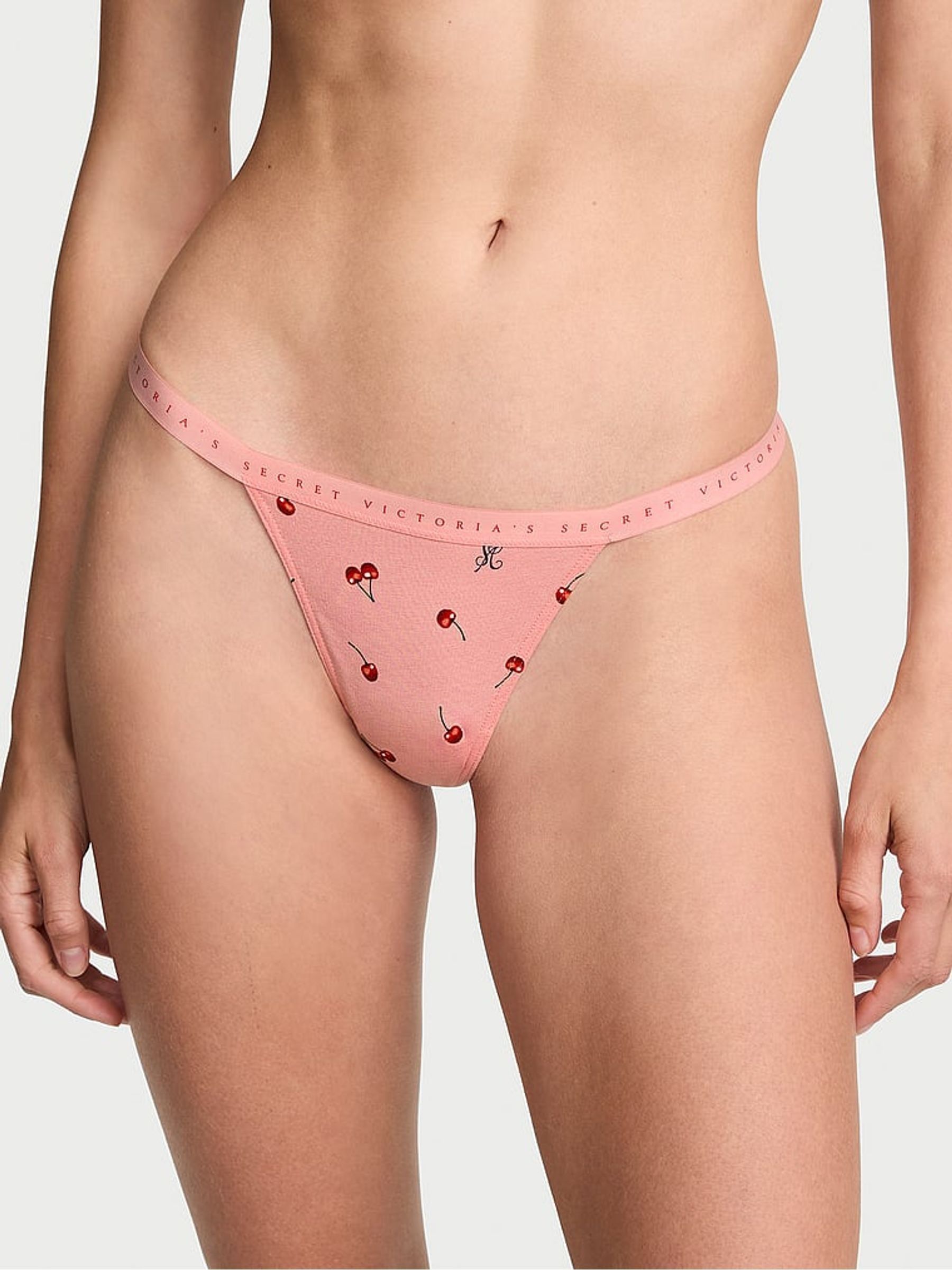 Pink Cherries G String Knickers - Image 1 of 2