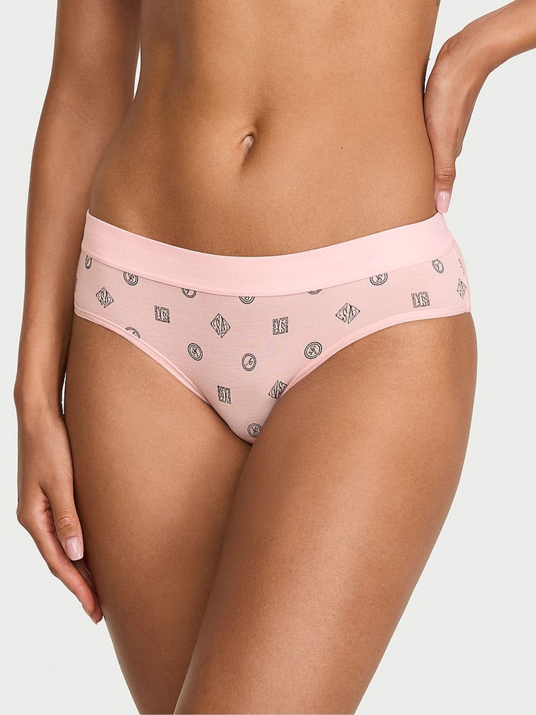 Angel Pink Hipster Logo Knickers - Image 1 of 2