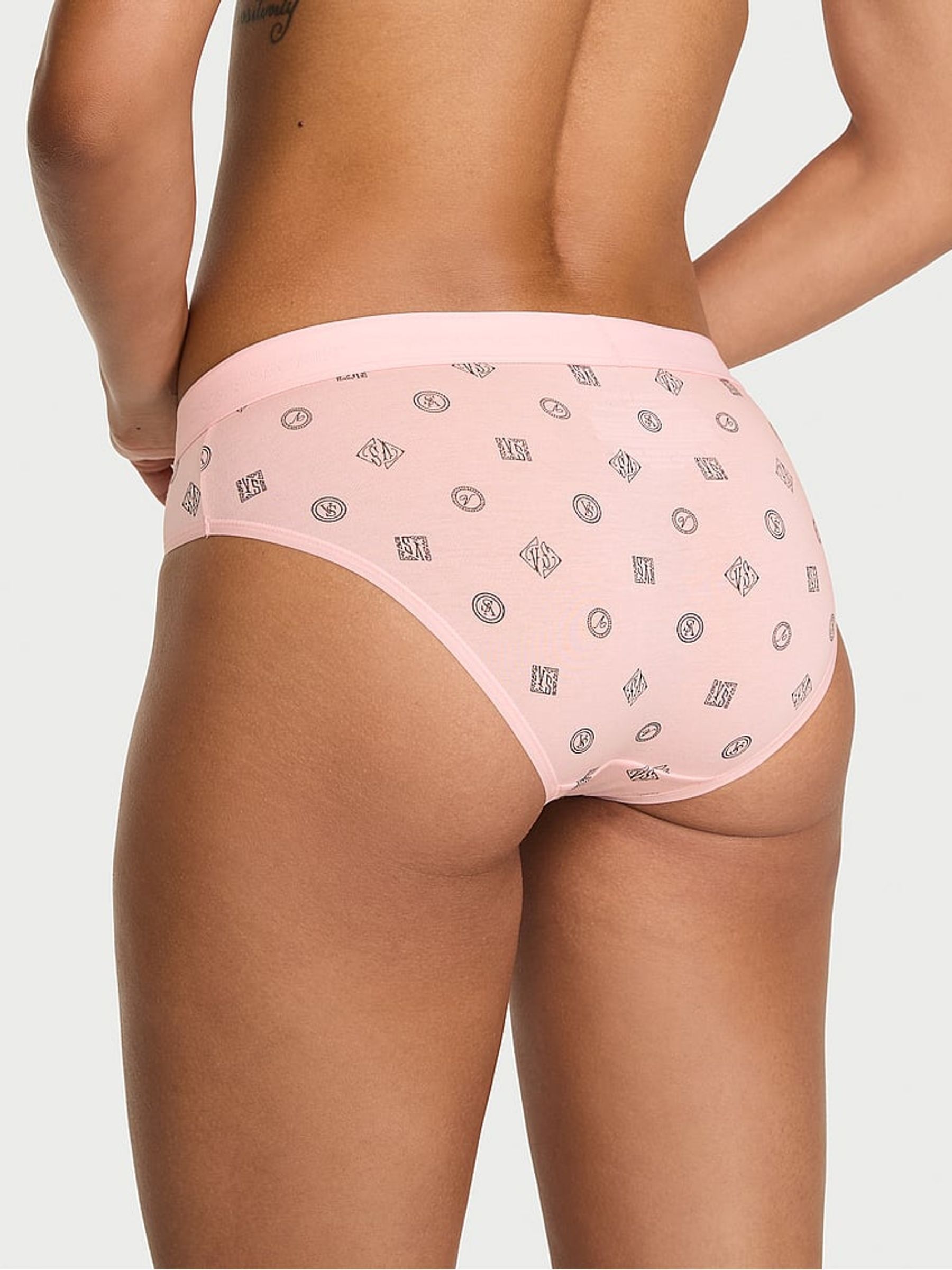 Angel Pink Hipster Logo Knickers - Image 2 of 2 Angel Pink Hipster Logo Knickers - Image 2 of 2
