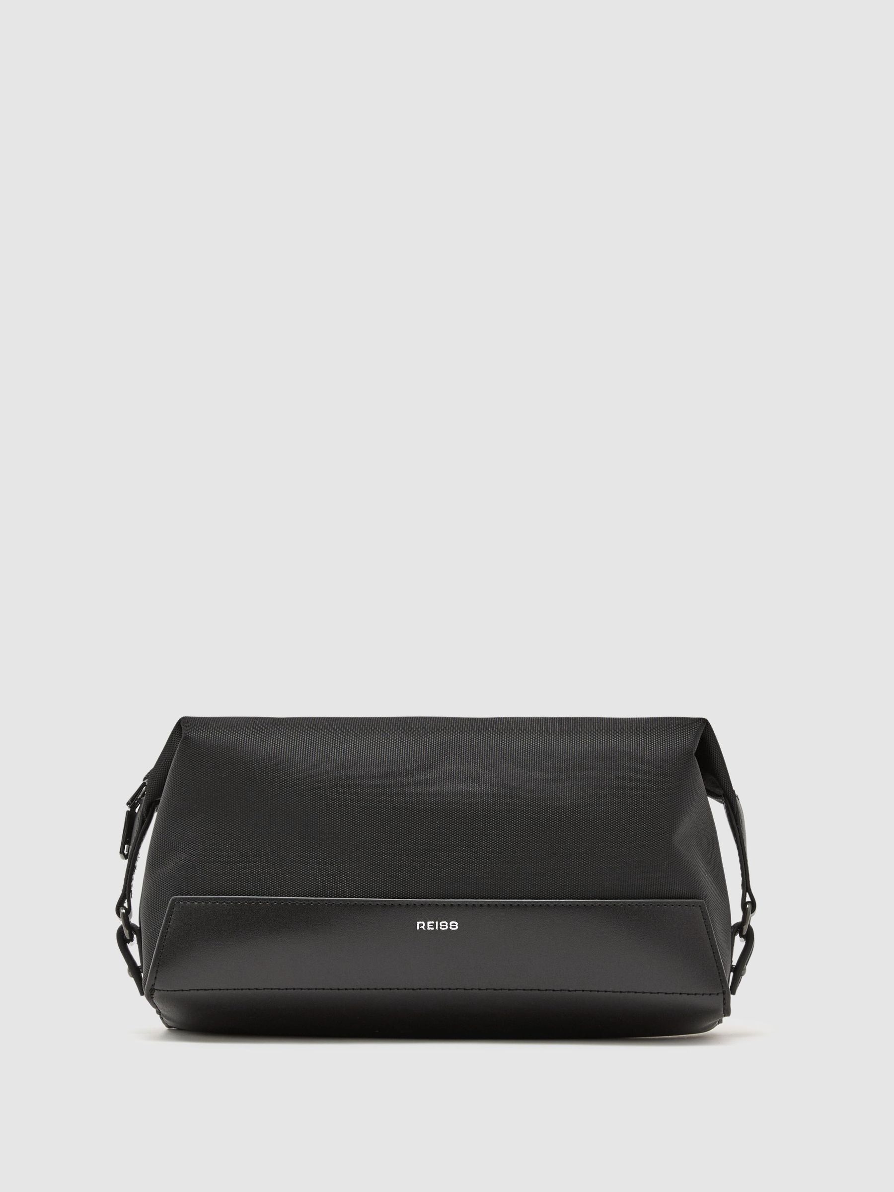 Woven Washbag in Black - Obrázek 2 z 5