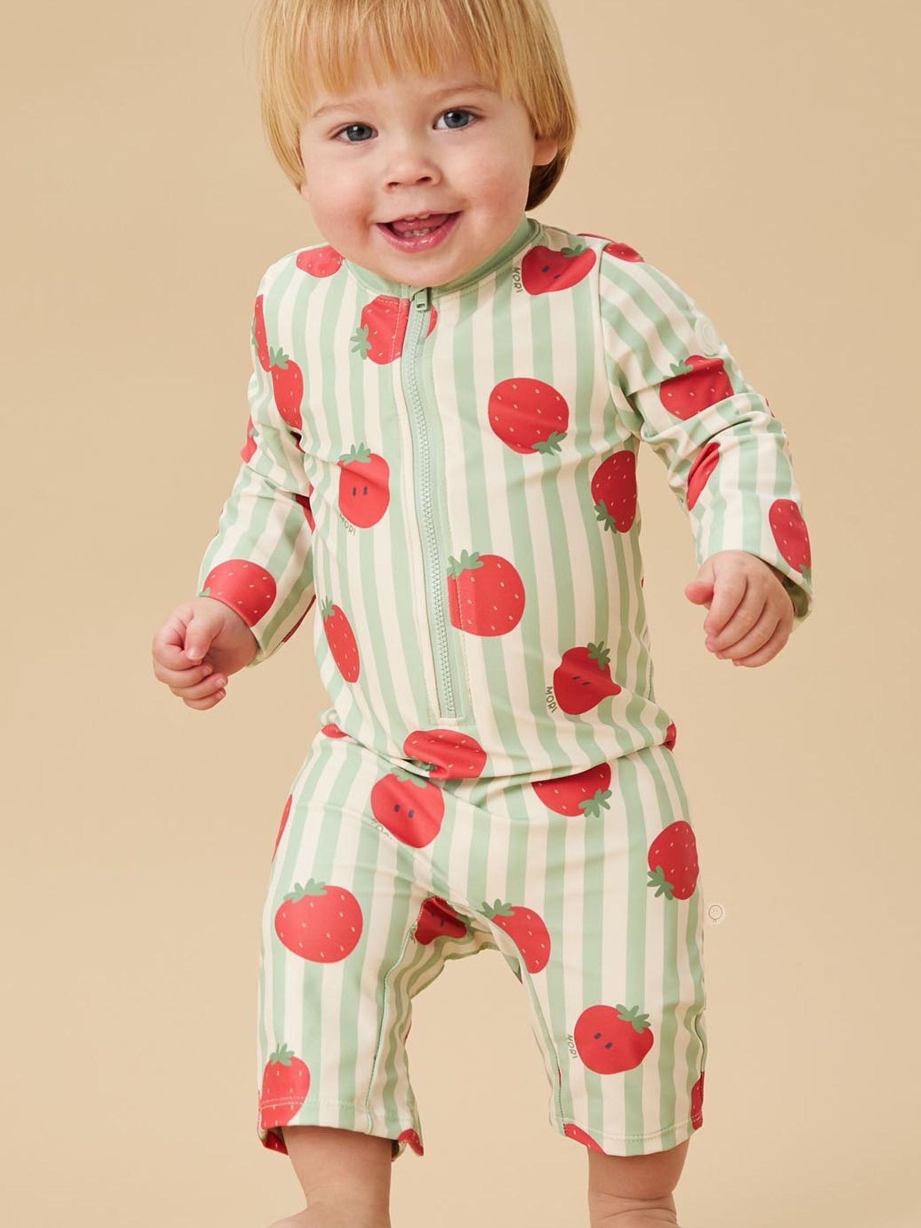 MORI Green Long Sleeve Sun Safe Swimsuit - Image 1 of 6