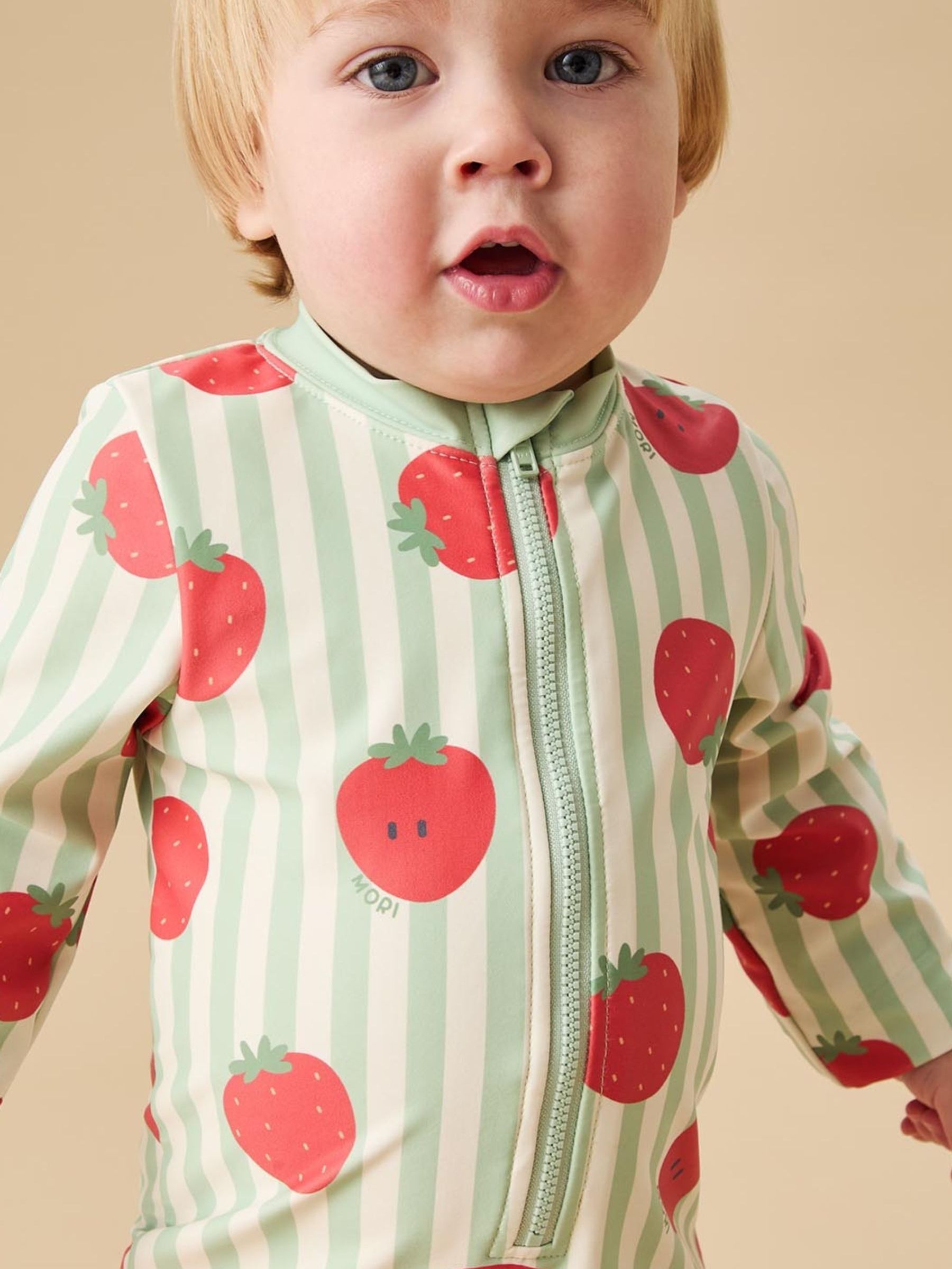 MORI Green Long Sleeve Sun Safe Swimsuit - Image 3 of 6